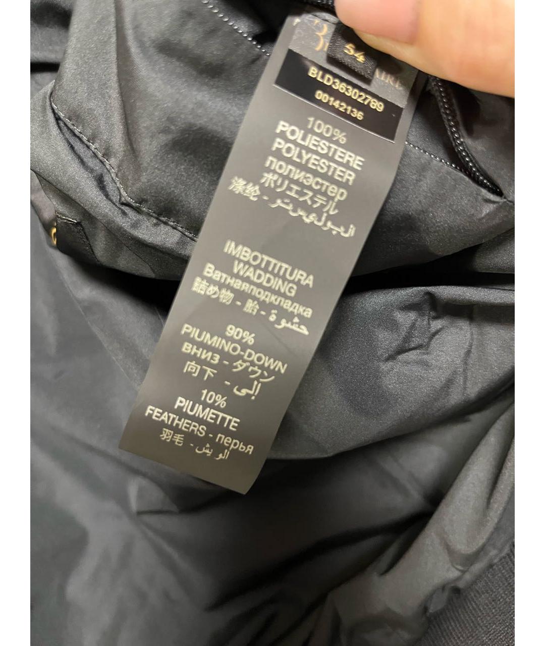 BILLIONAIRE Черный полиэстеровый пуховик, фото 5
