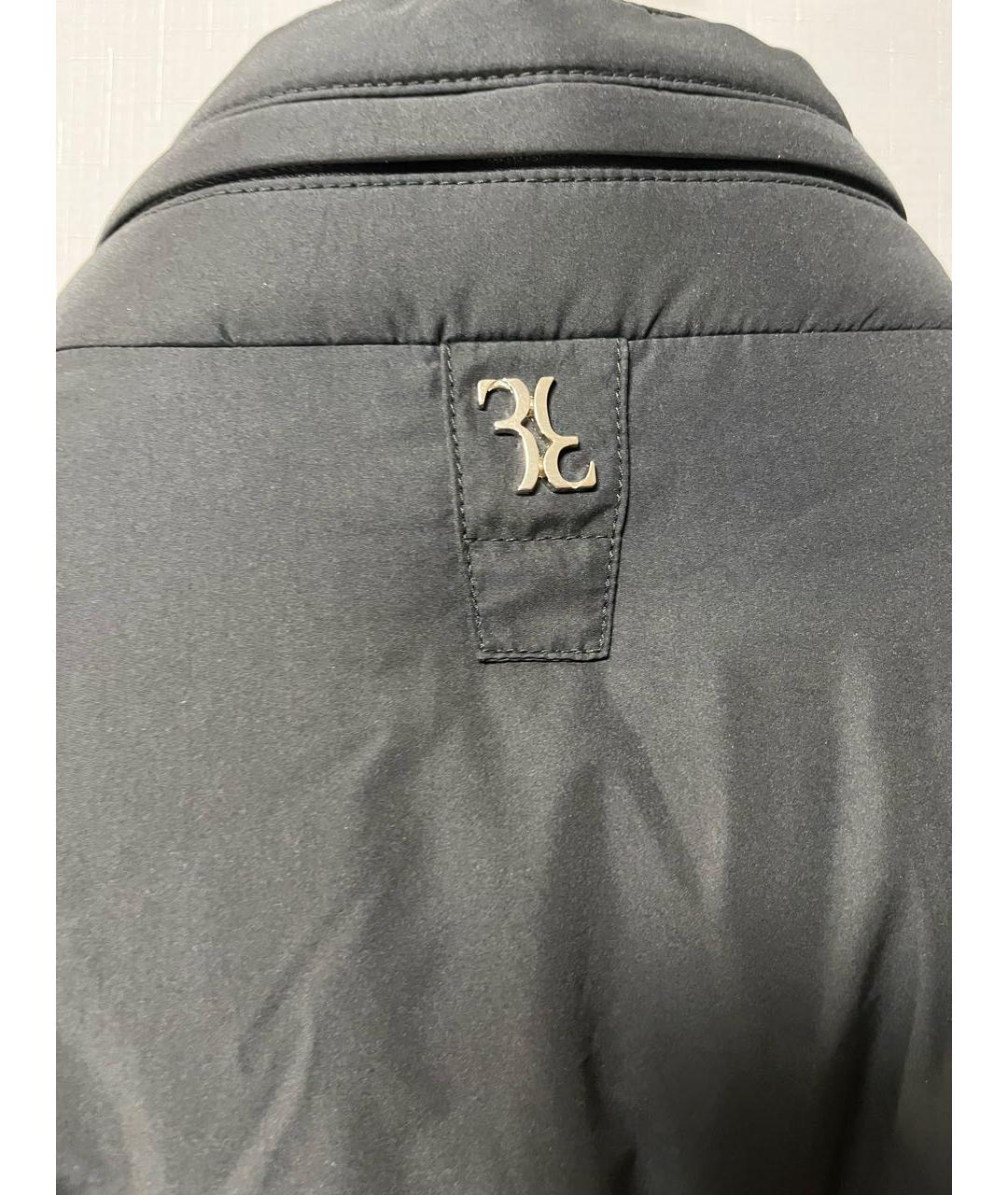 BILLIONAIRE Черный полиэстеровый пуховик, фото 4