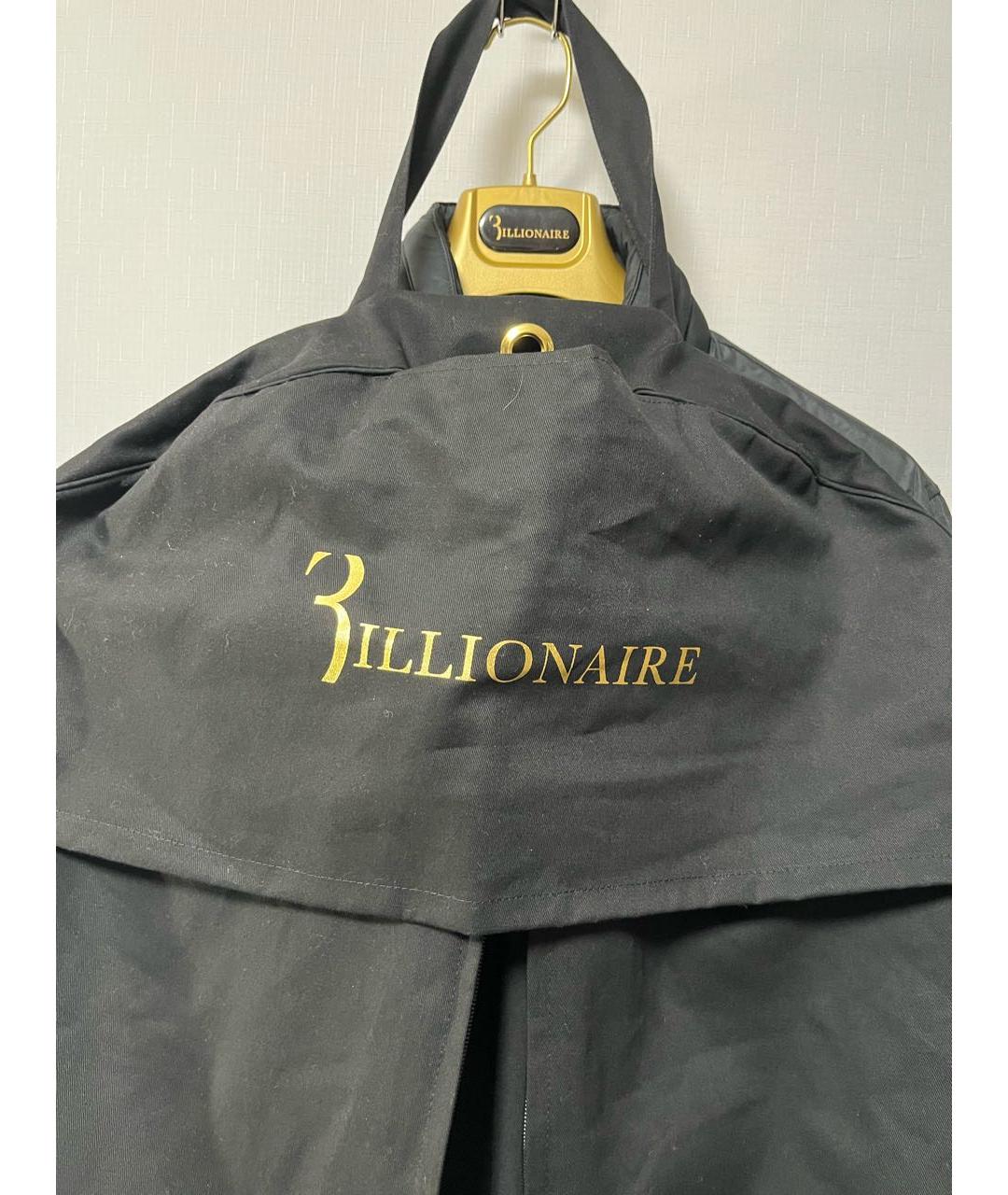 BILLIONAIRE Черный полиэстеровый пуховик, фото 6