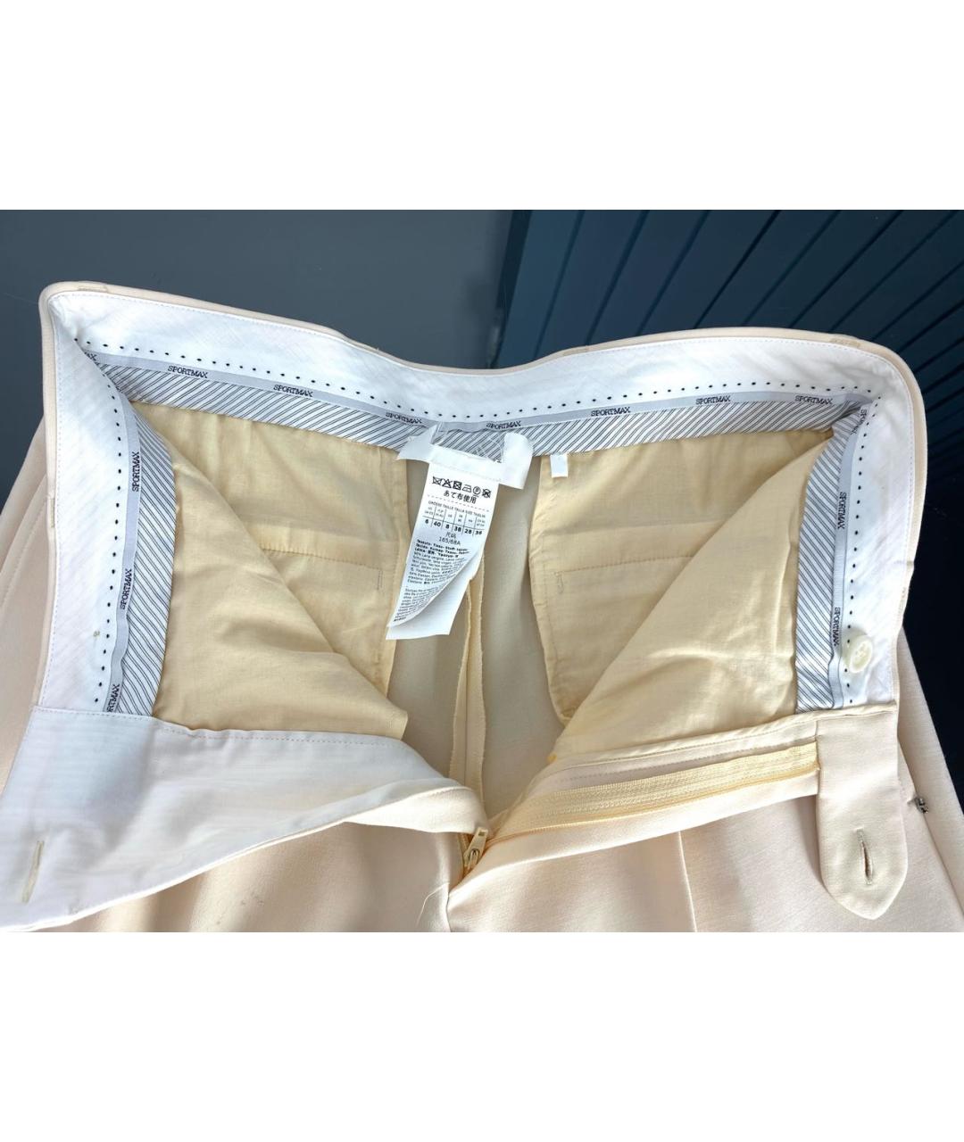 MAX MARA Шерстяные прямые брюки, фото 3