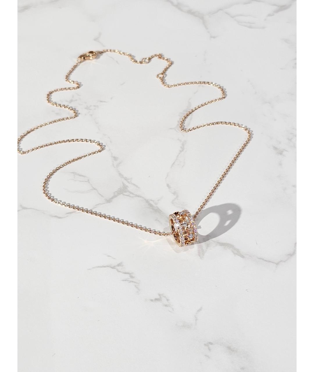 DE BEERS Золотое колье из розового золота, фото 4