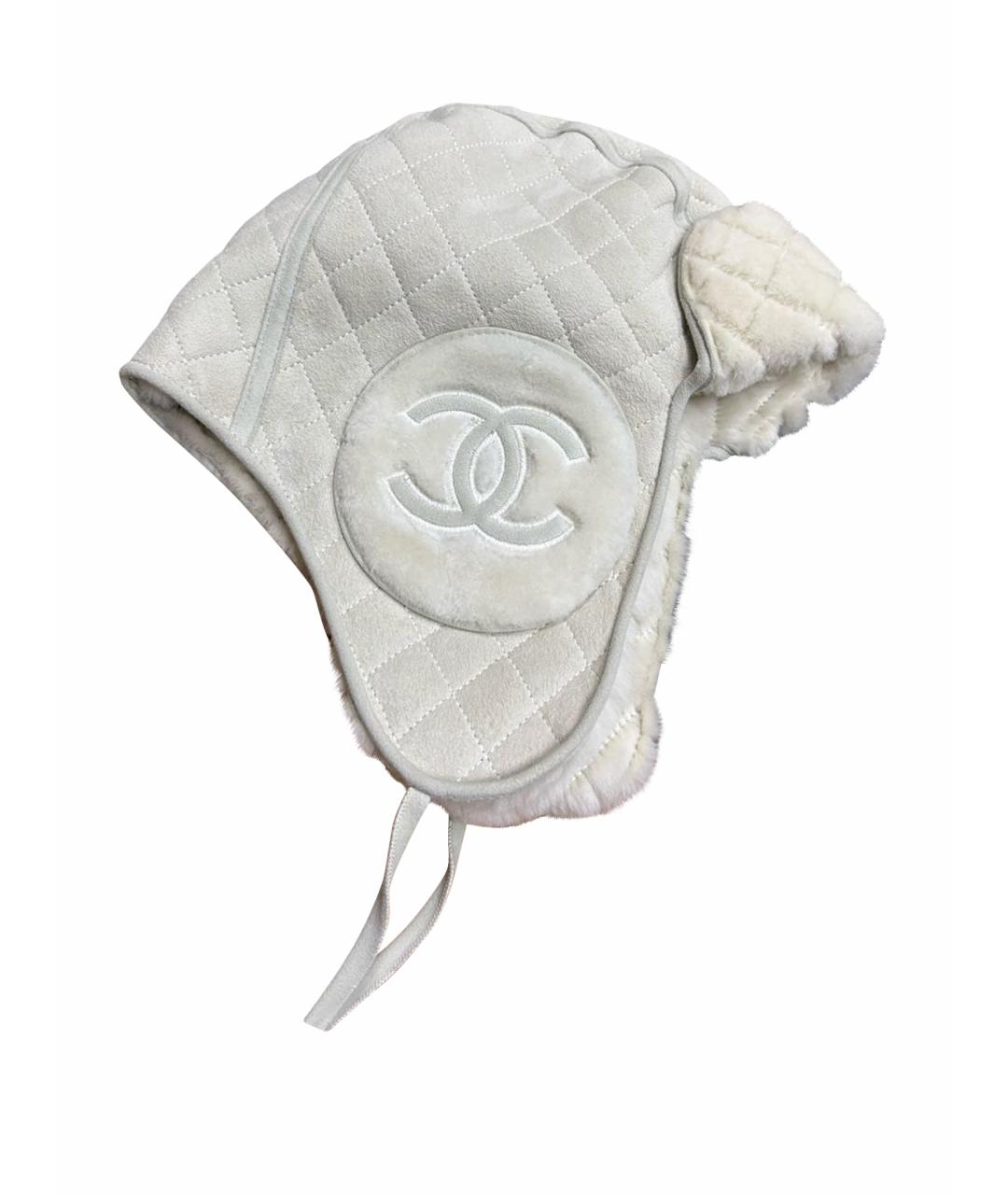 CHANEL Серая шапка, фото 1