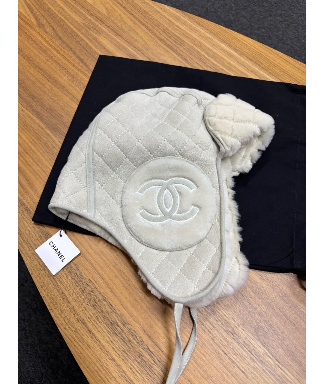 CHANEL Серая шапка, фото 6