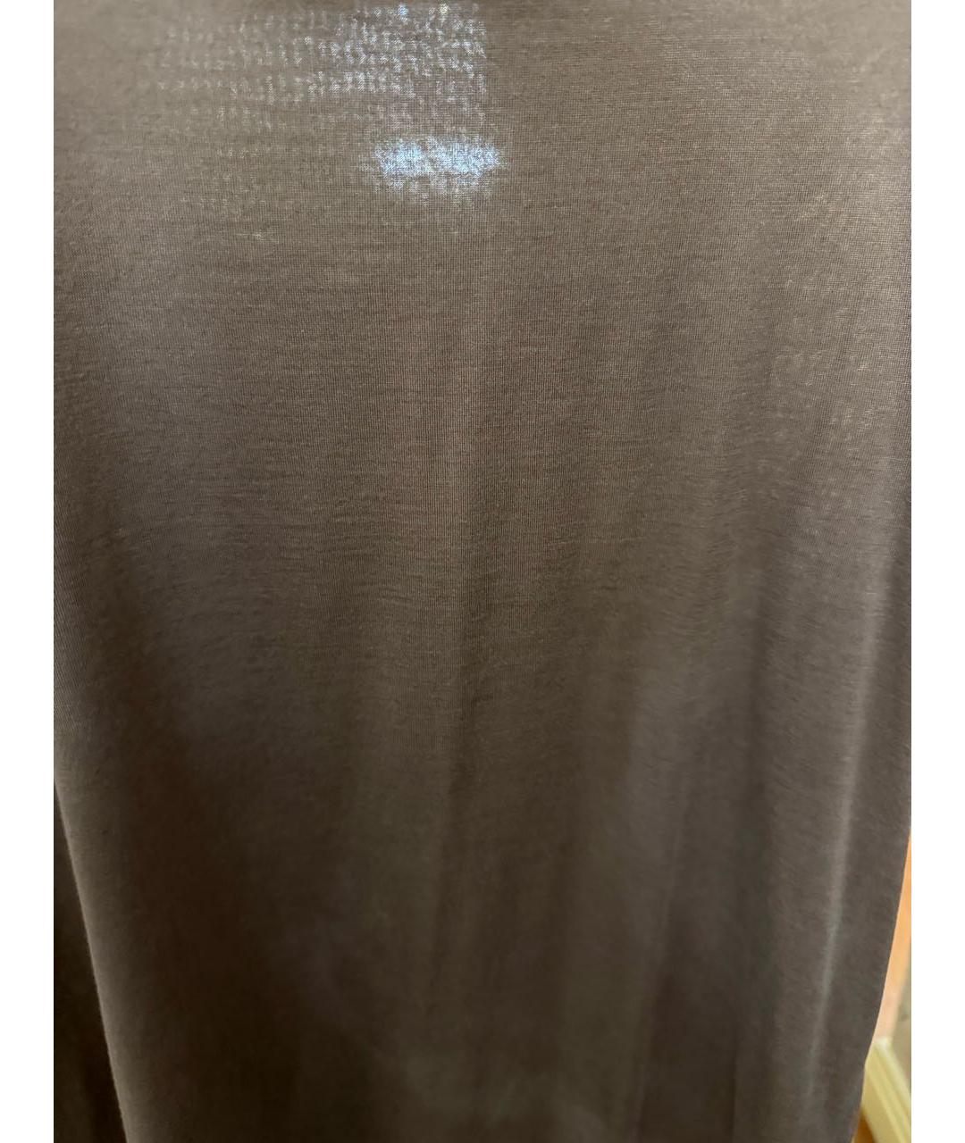 12 STOREEZ Коричневая футболка, фото 4