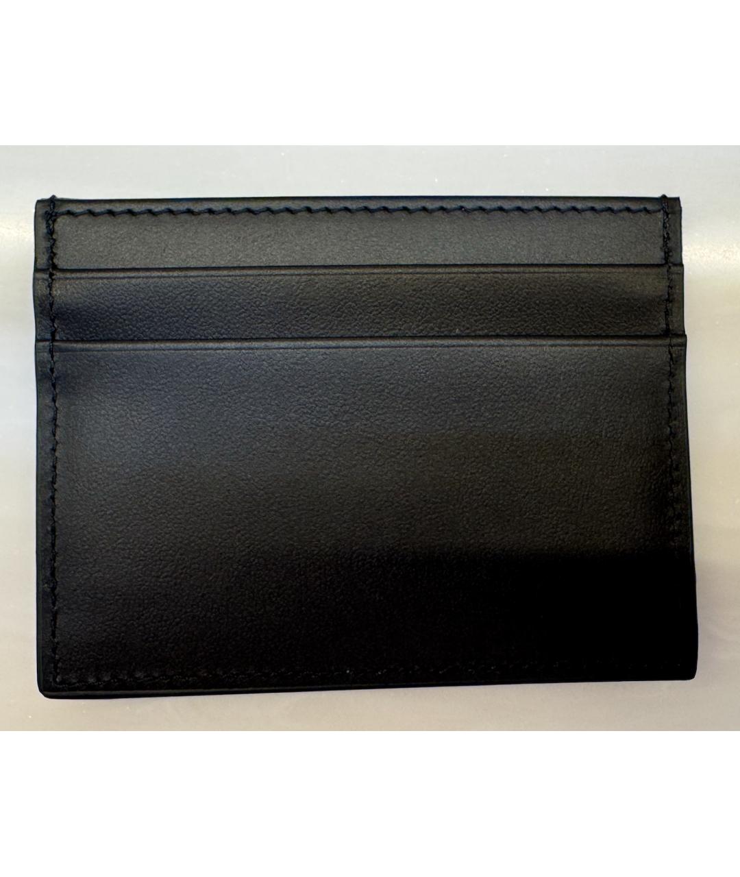 DOLCE&GABBANA Черный кожаный кардхолдер, фото 2