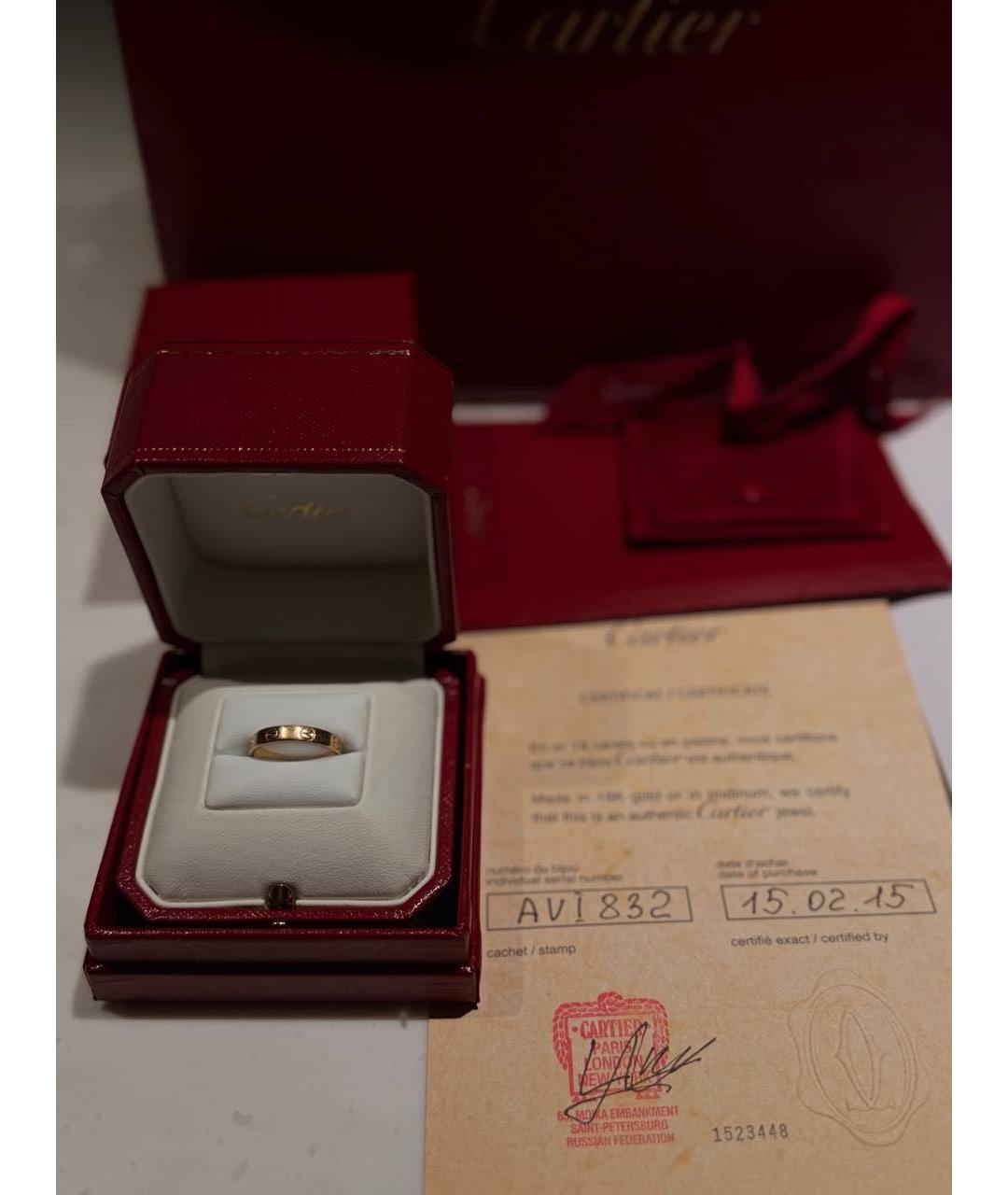 CARTIER Золотое кольцо из желтого золота, фото 2