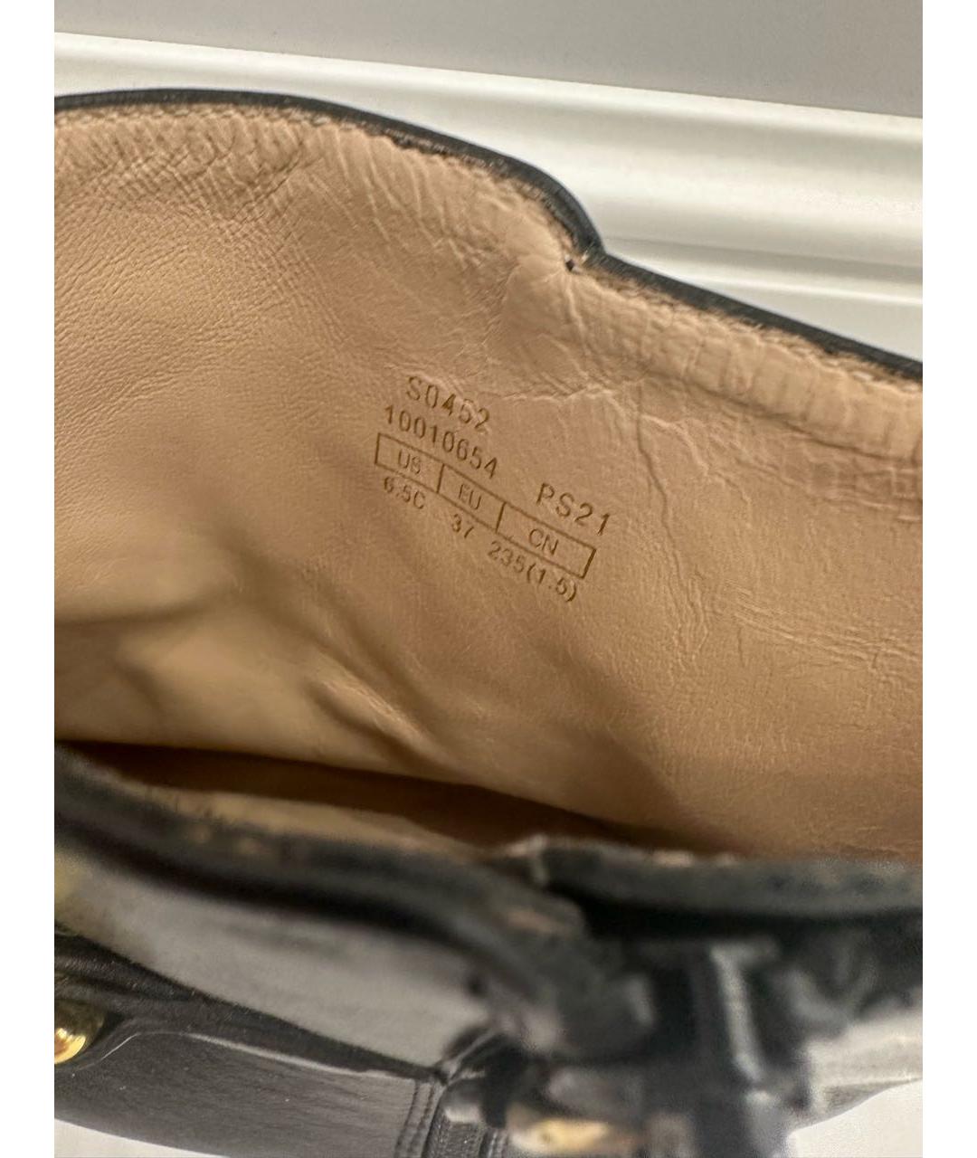 STUART WEITZMAN Черные кожаные ботинки, фото 5