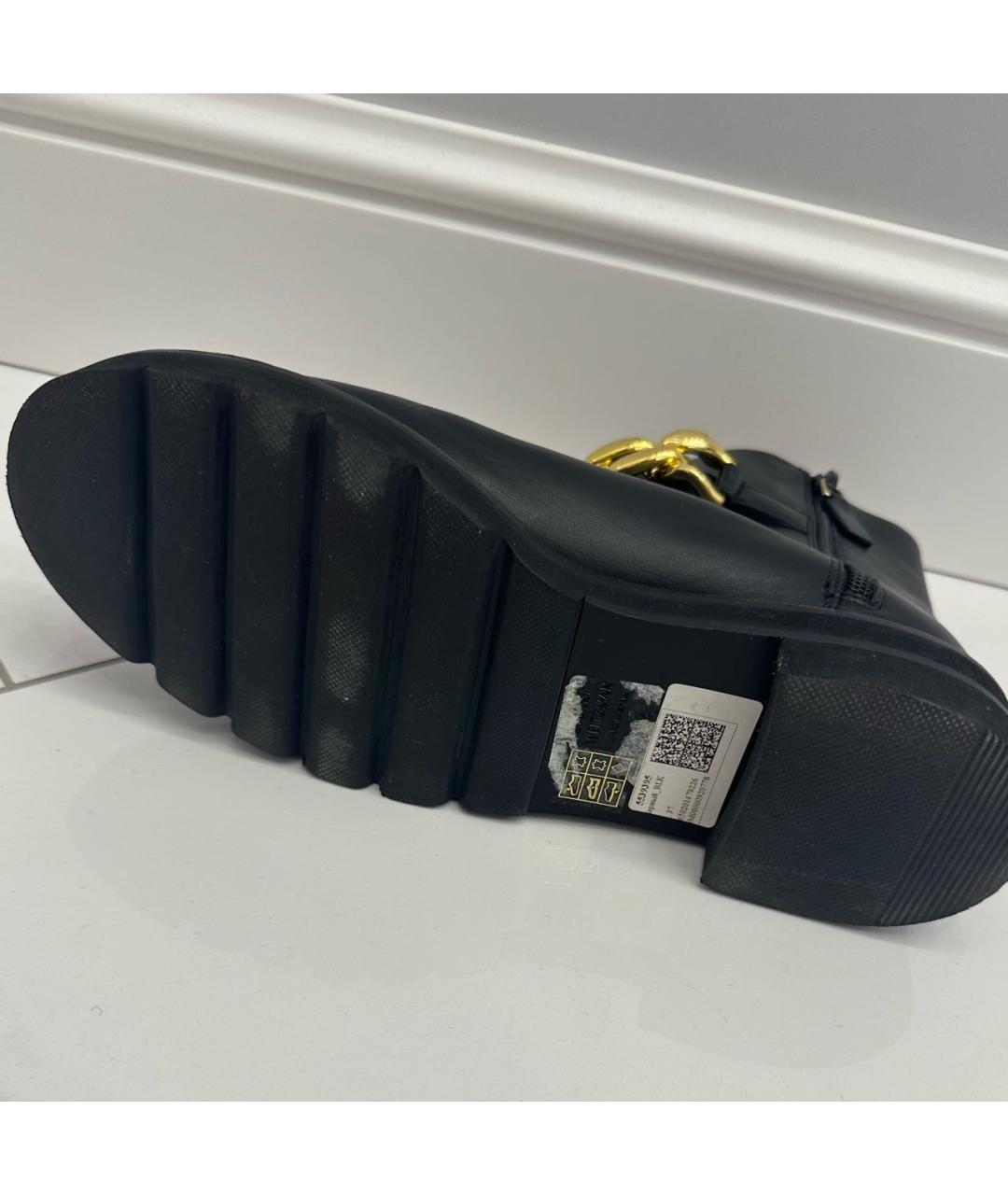 STUART WEITZMAN Черные кожаные ботинки, фото 6