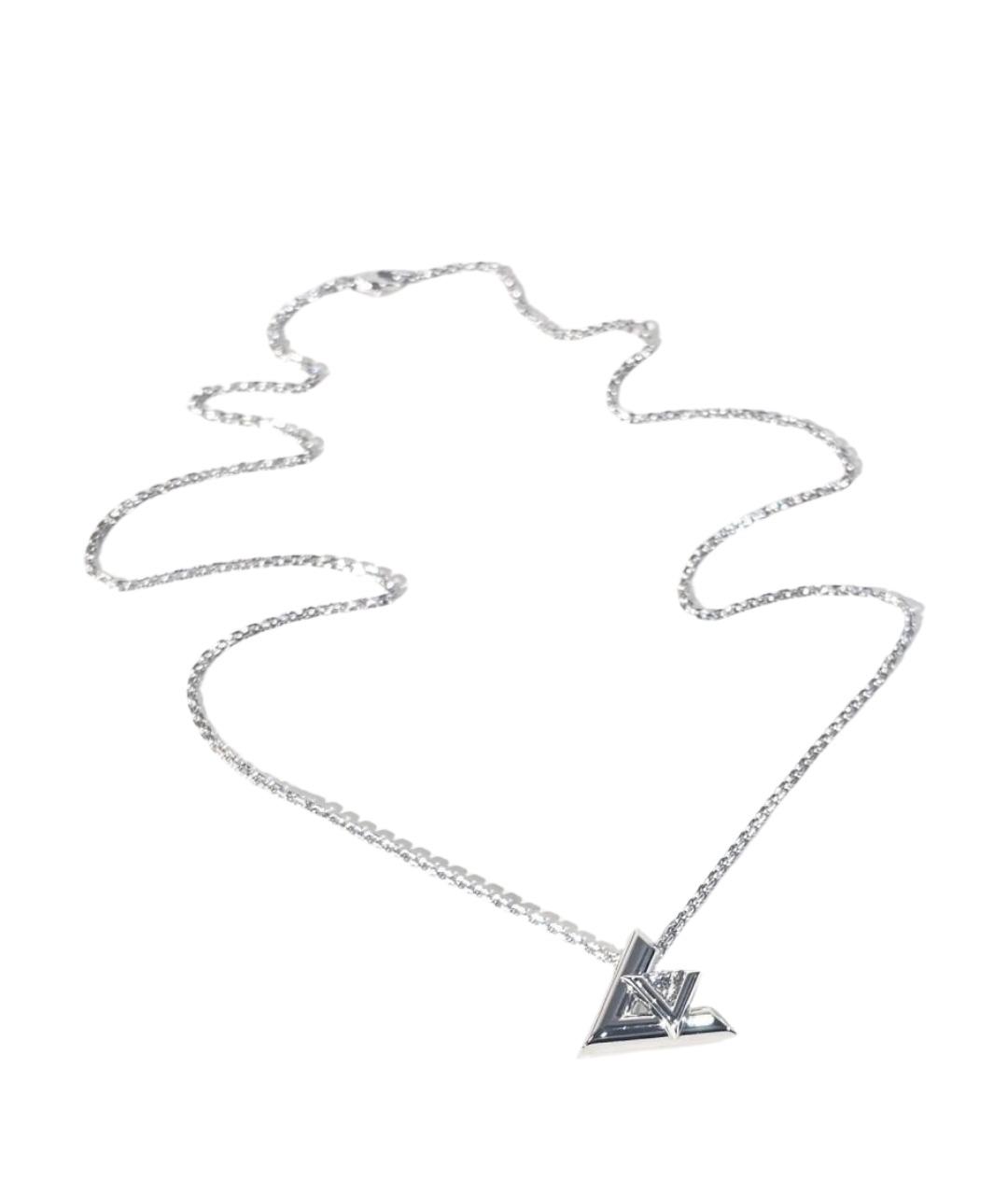 LOUIS VUITTON Серебряное колье из белого золота, фото 1