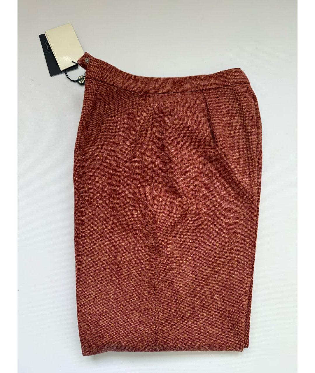 PAUL & SHARK Коричневые шерстяные кюлоты, фото 2