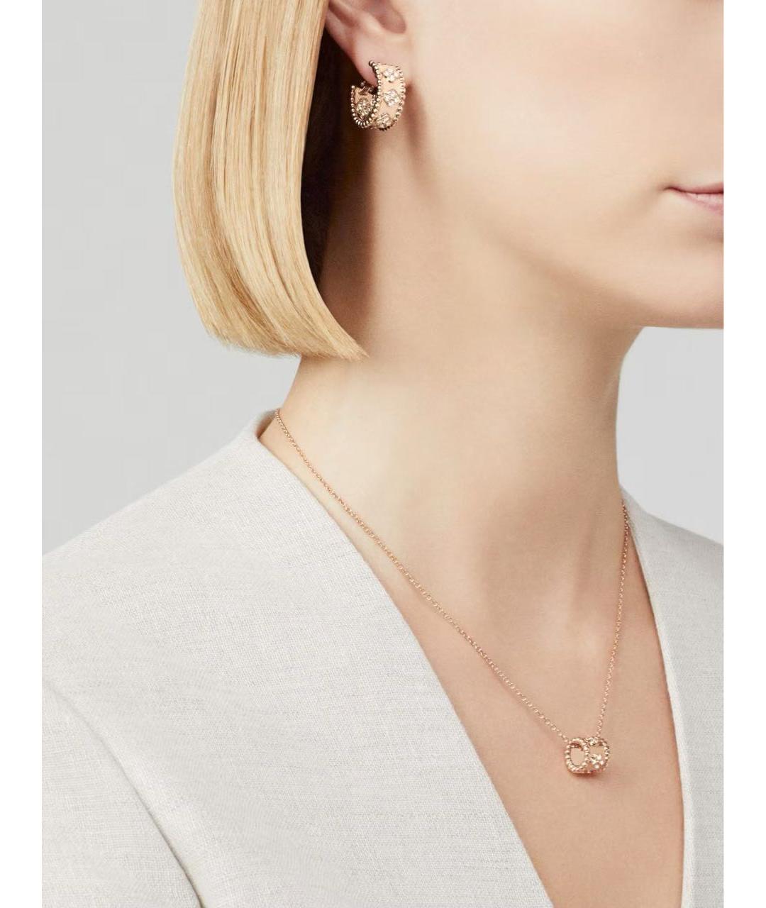 VAN CLEEF & ARPELS Бежевая подвеска из розового золота, фото 3