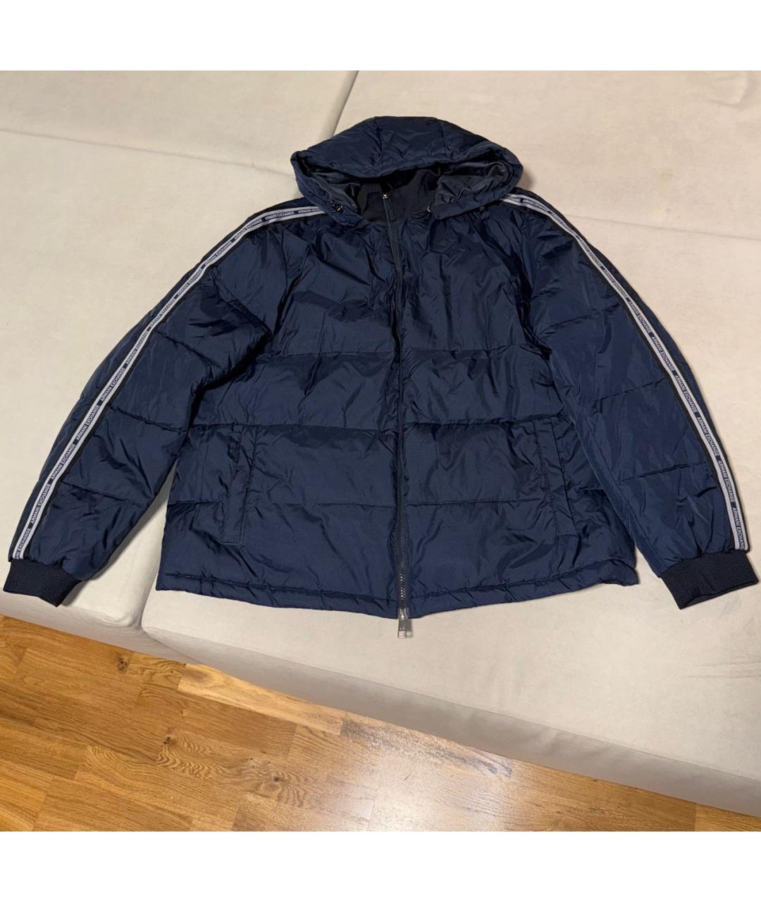 ARMANI EXCHANGE Темно-синяя полиэстеровая куртка, фото 5