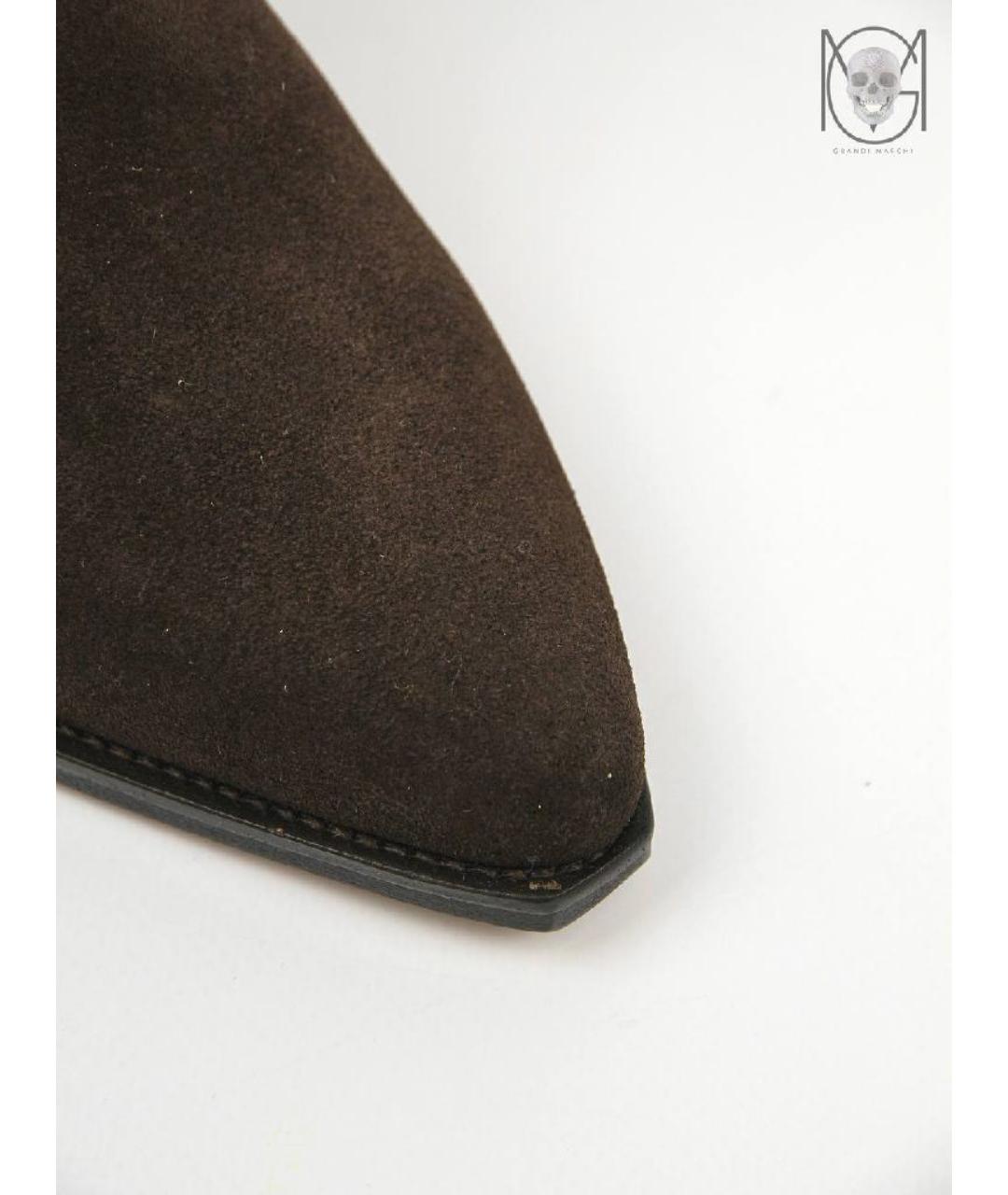 ISABEL MARANT Коричневые замшевые полусапоги, фото 7