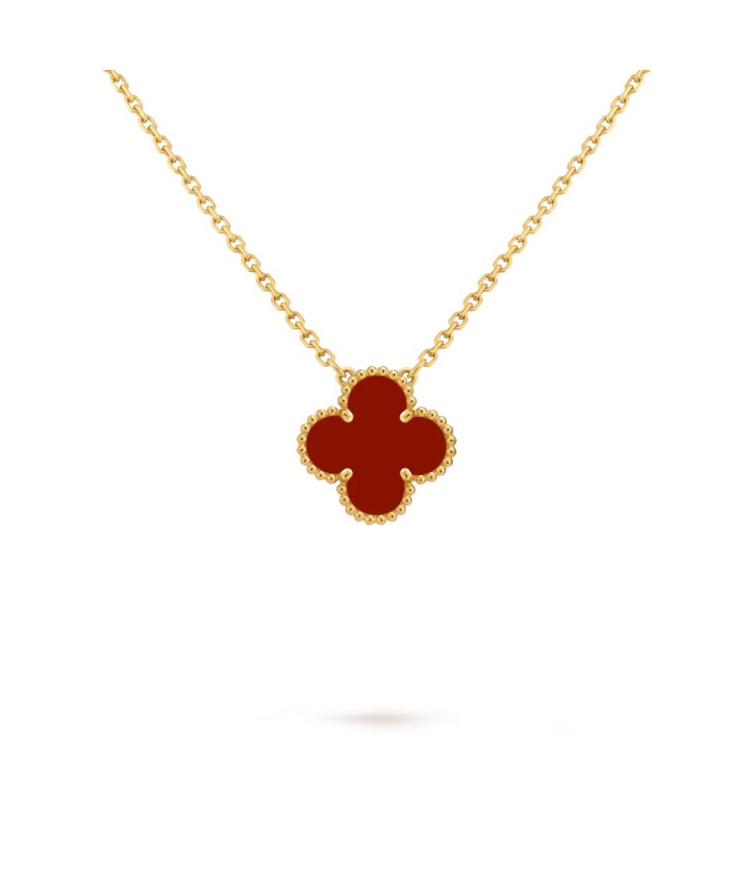 VAN CLEEF & ARPELS Красная подвеска из желтого золота, фото 6