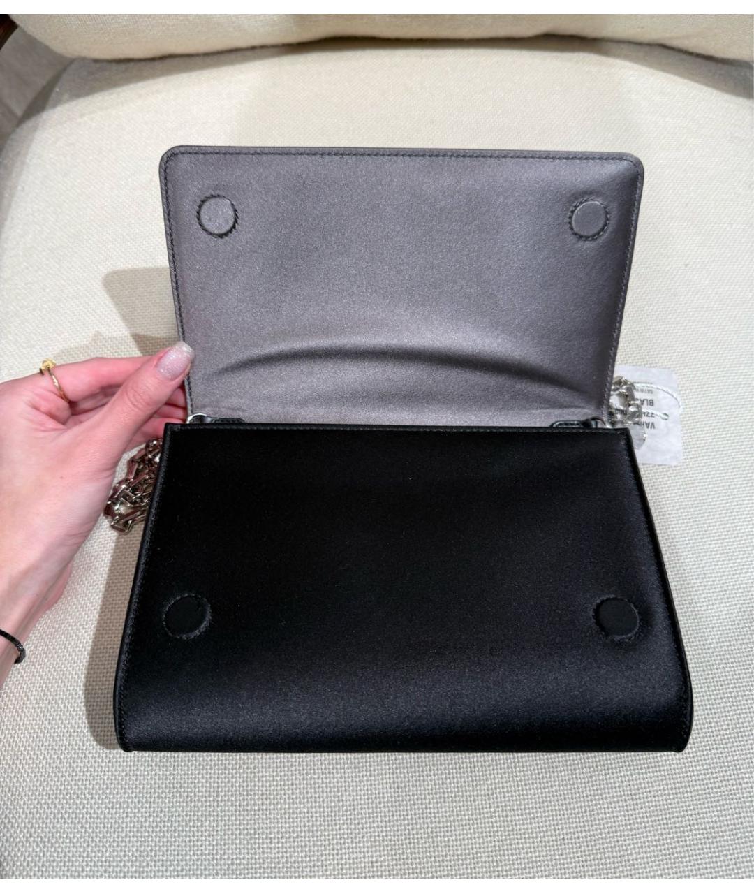 JIMMY CHOO Черная сумка через плечо, фото 6