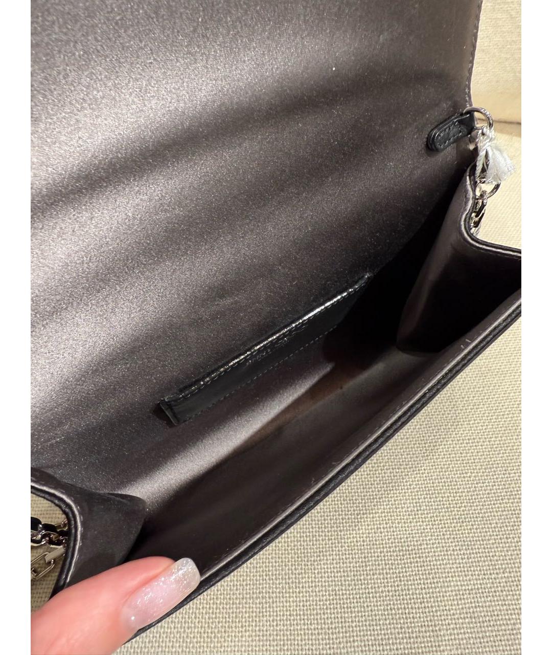 JIMMY CHOO Черная сумка через плечо, фото 7