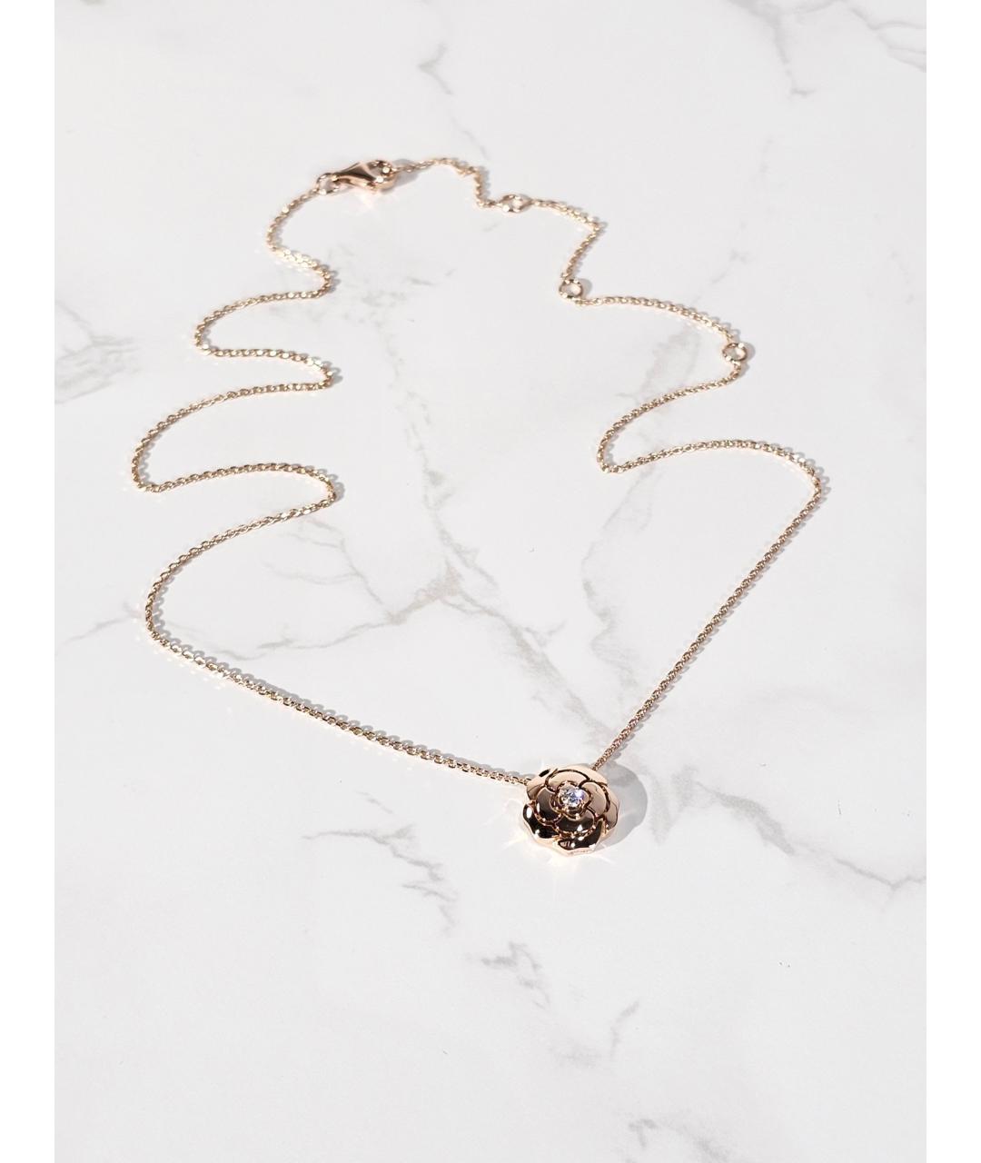 CHANEL Золотое колье из розового золота, фото 3