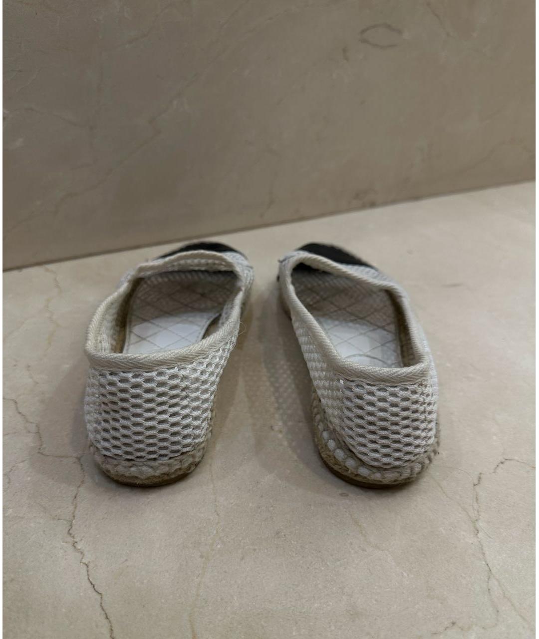 CHANEL Белые неопреновые эспадрильи, фото 4