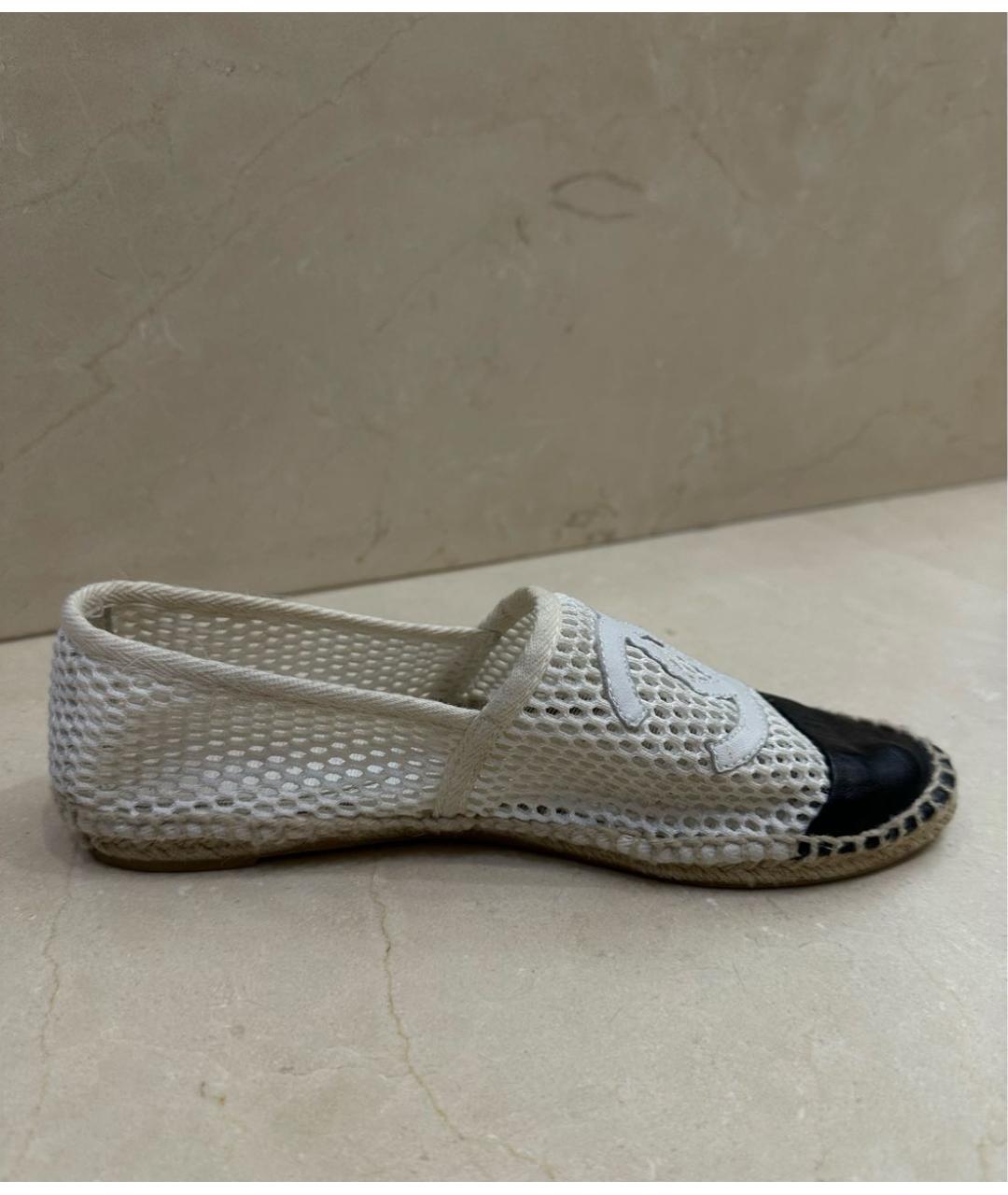 CHANEL Белые неопреновые эспадрильи, фото 7