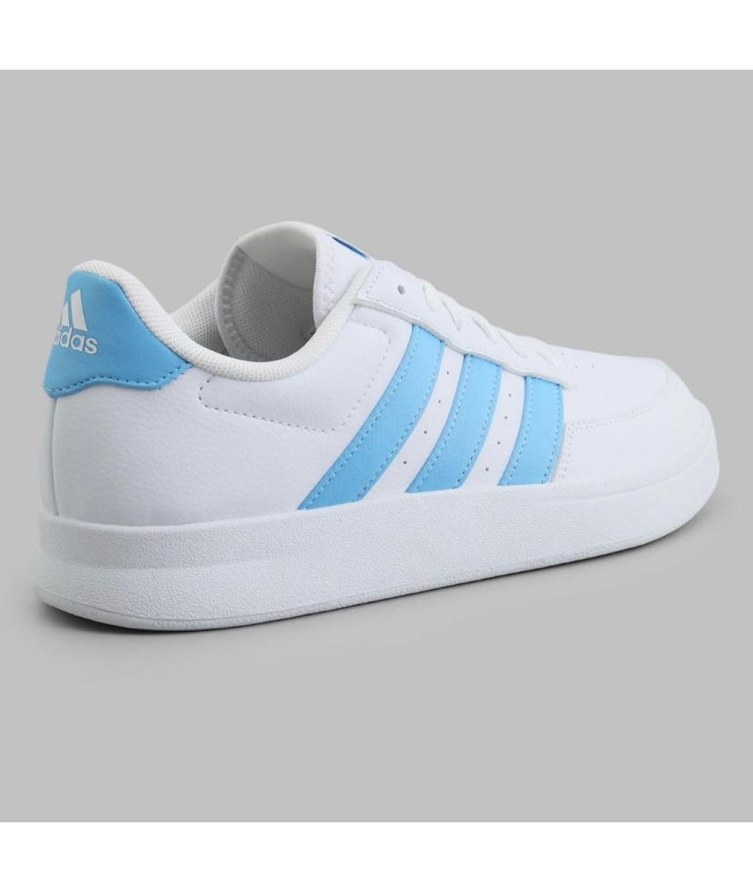 ADIDAS Белые кожаные кроссовки, фото 4
