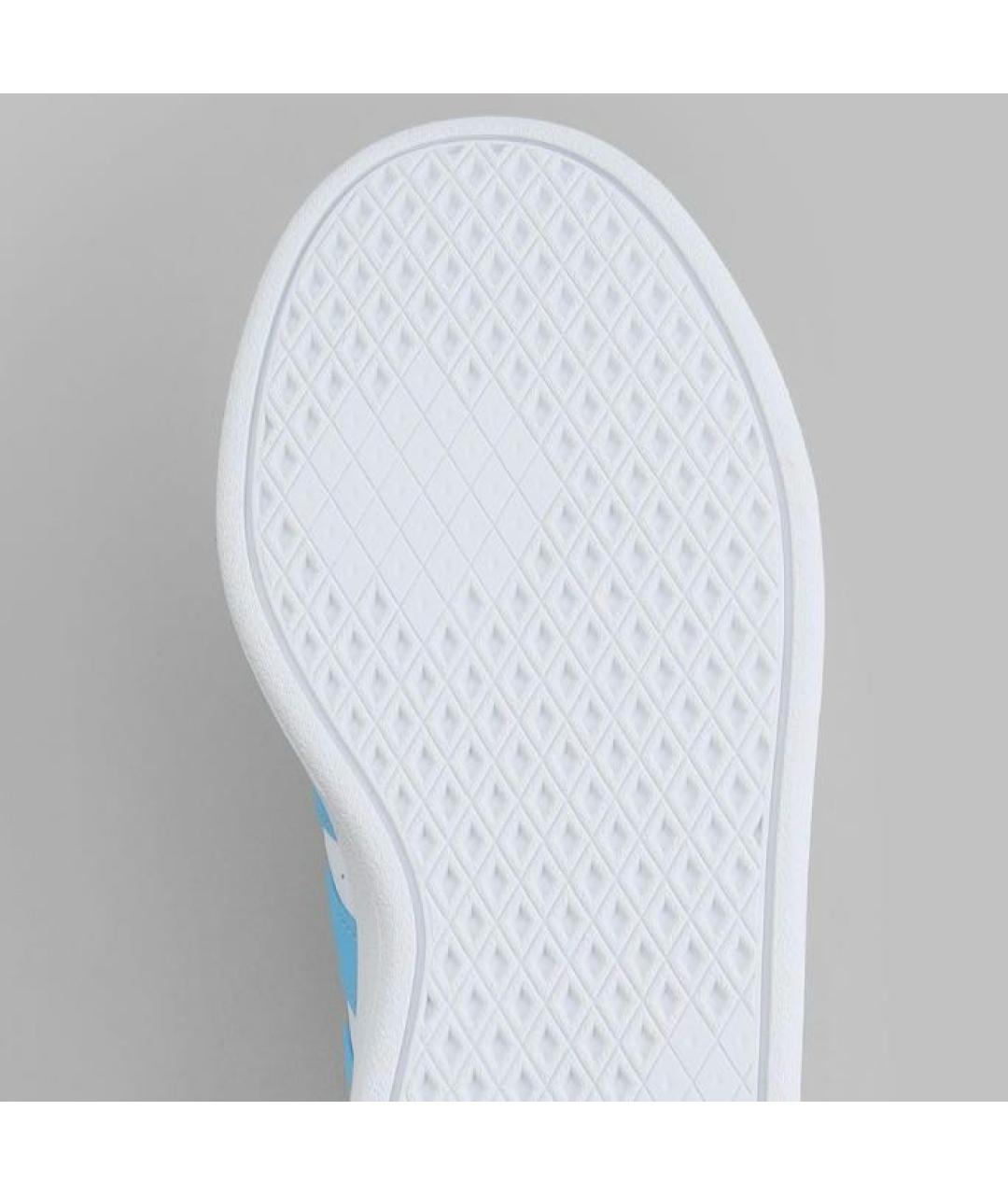 ADIDAS Белые кожаные кроссовки, фото 8