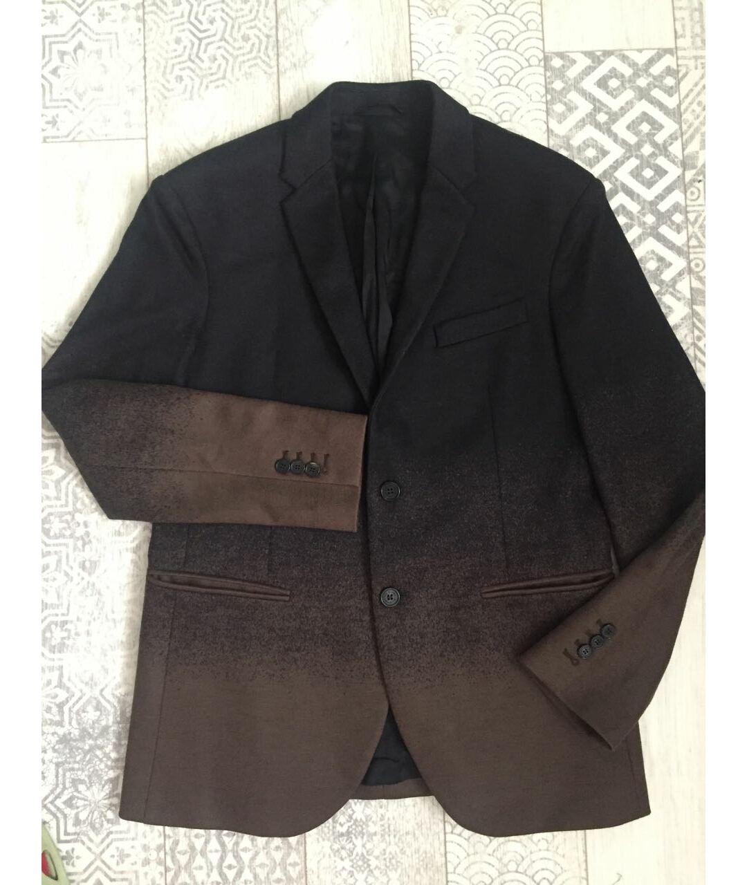 NEIL BARRETT Черный шерстяной пиджак, фото 2