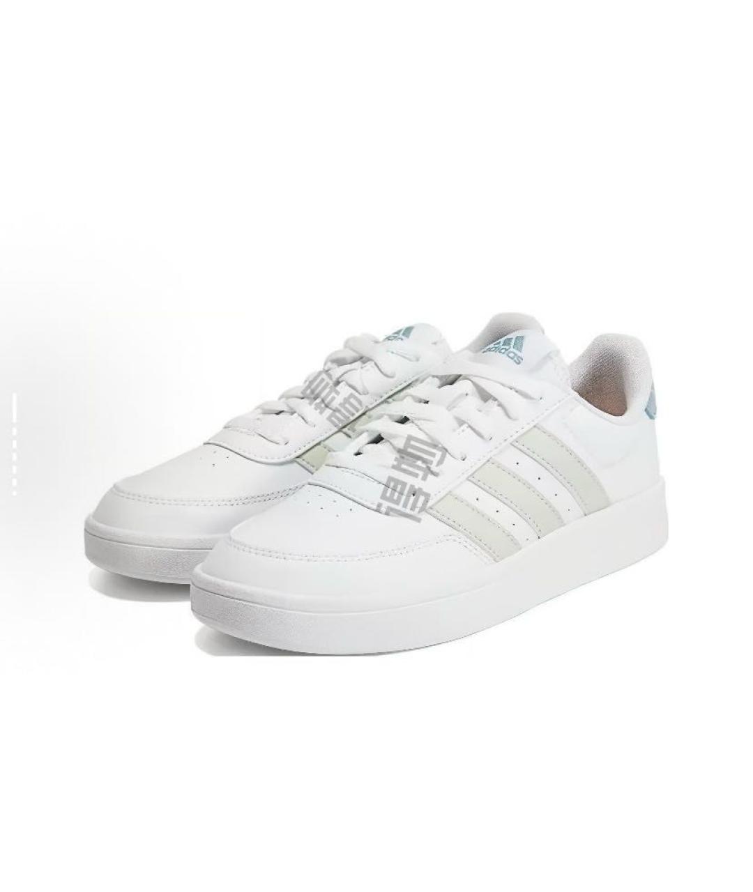 ADIDAS Белые кожаные кроссовки, фото 3