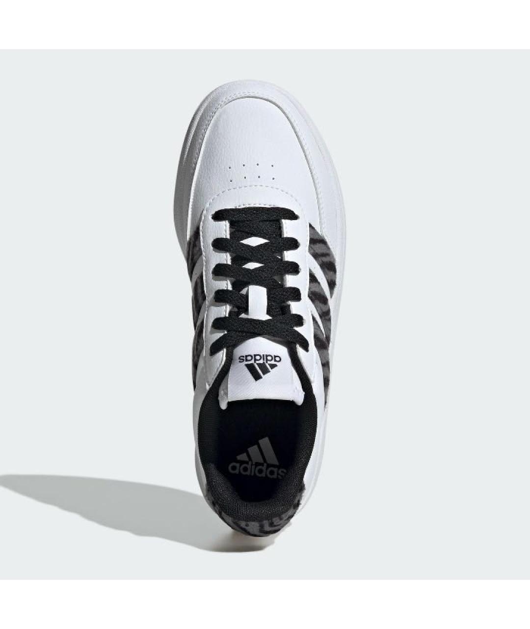 ADIDAS Белые кожаные кроссовки, фото 2