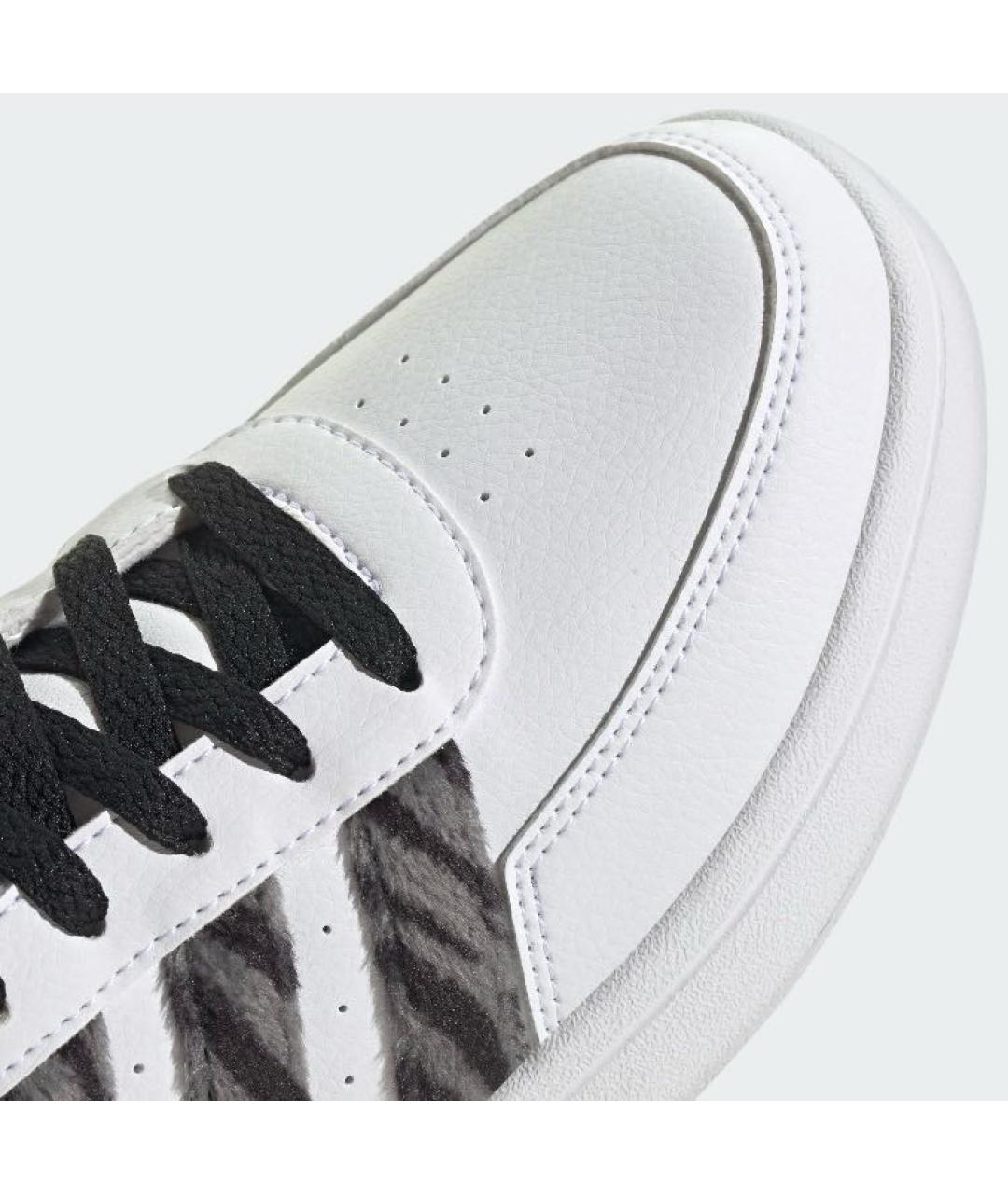ADIDAS Белые кожаные кроссовки, фото 8