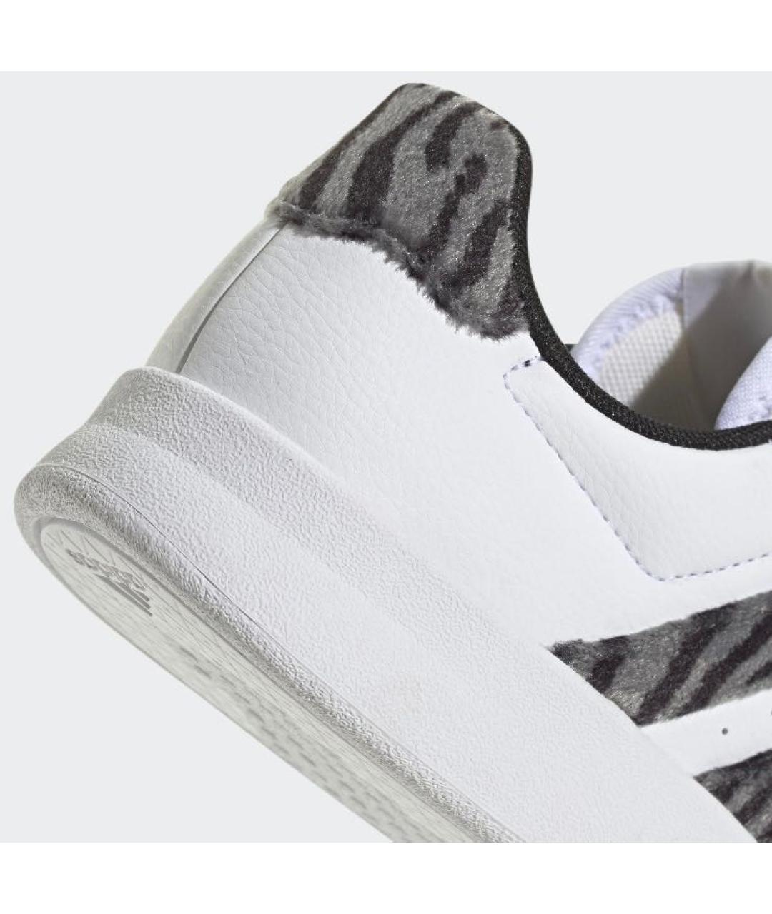 ADIDAS Белые кожаные кроссовки, фото 7