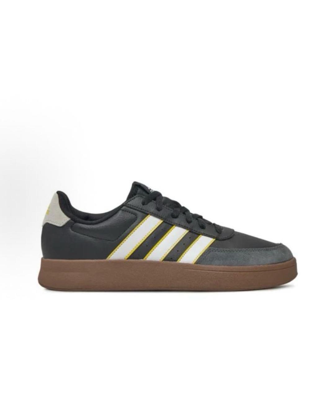 ADIDAS Черные кожаные кроссовки, фото 7