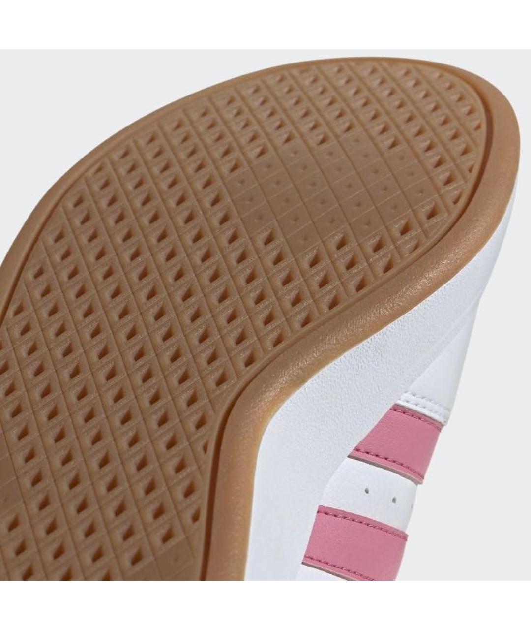 ADIDAS Белые кожаные кроссовки, фото 7