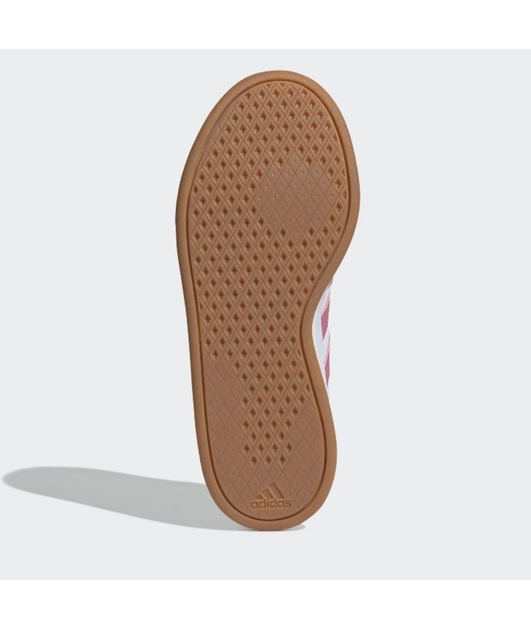 ADIDAS Белые кожаные кроссовки, фото 4