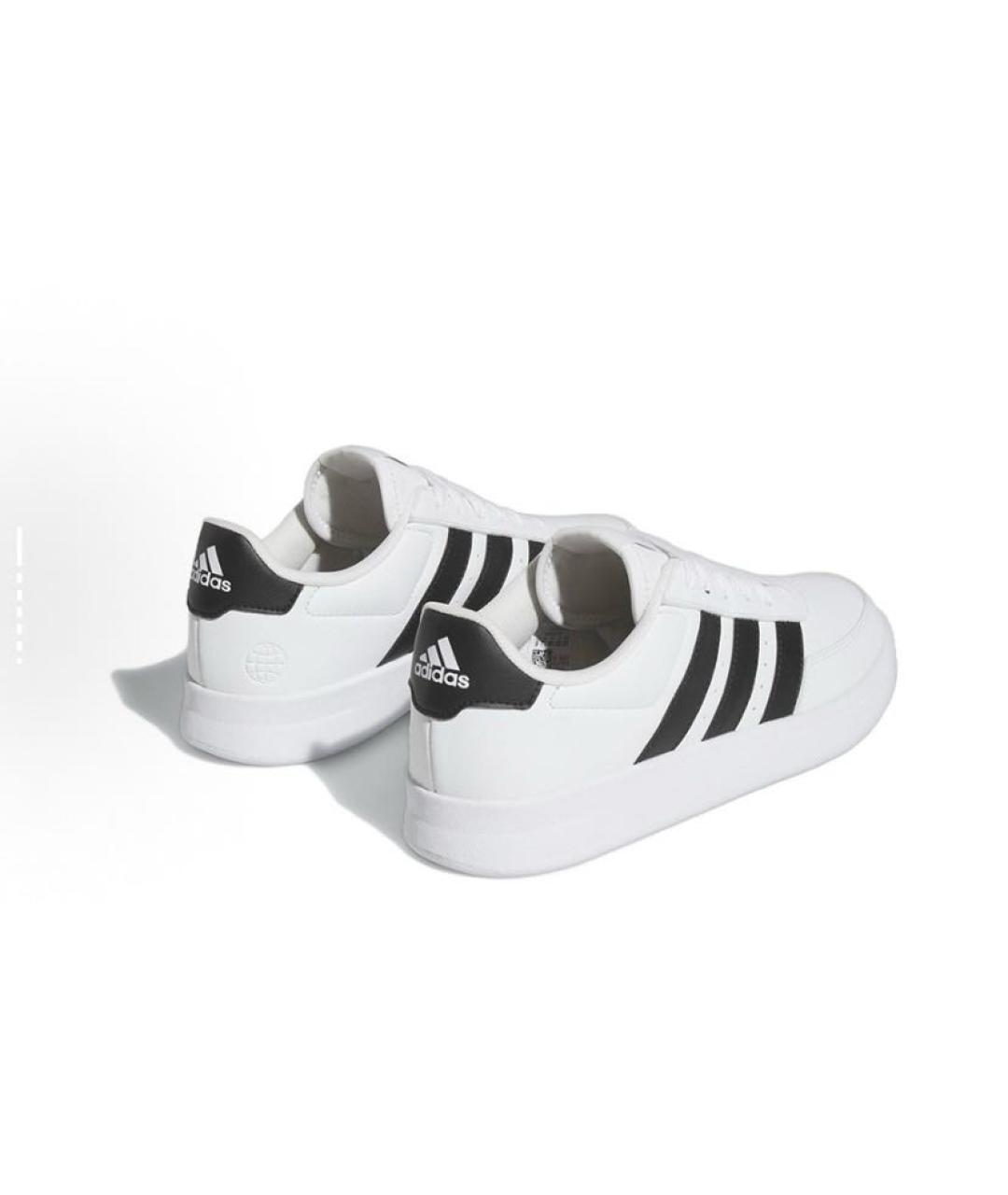 ADIDAS Белые кожаные кроссовки, фото 4