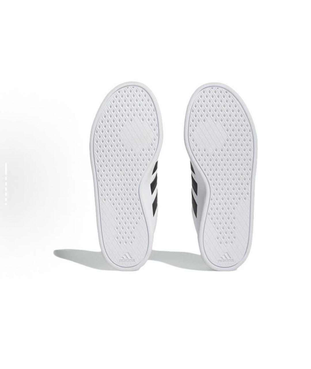 ADIDAS Белые кожаные кроссовки, фото 6