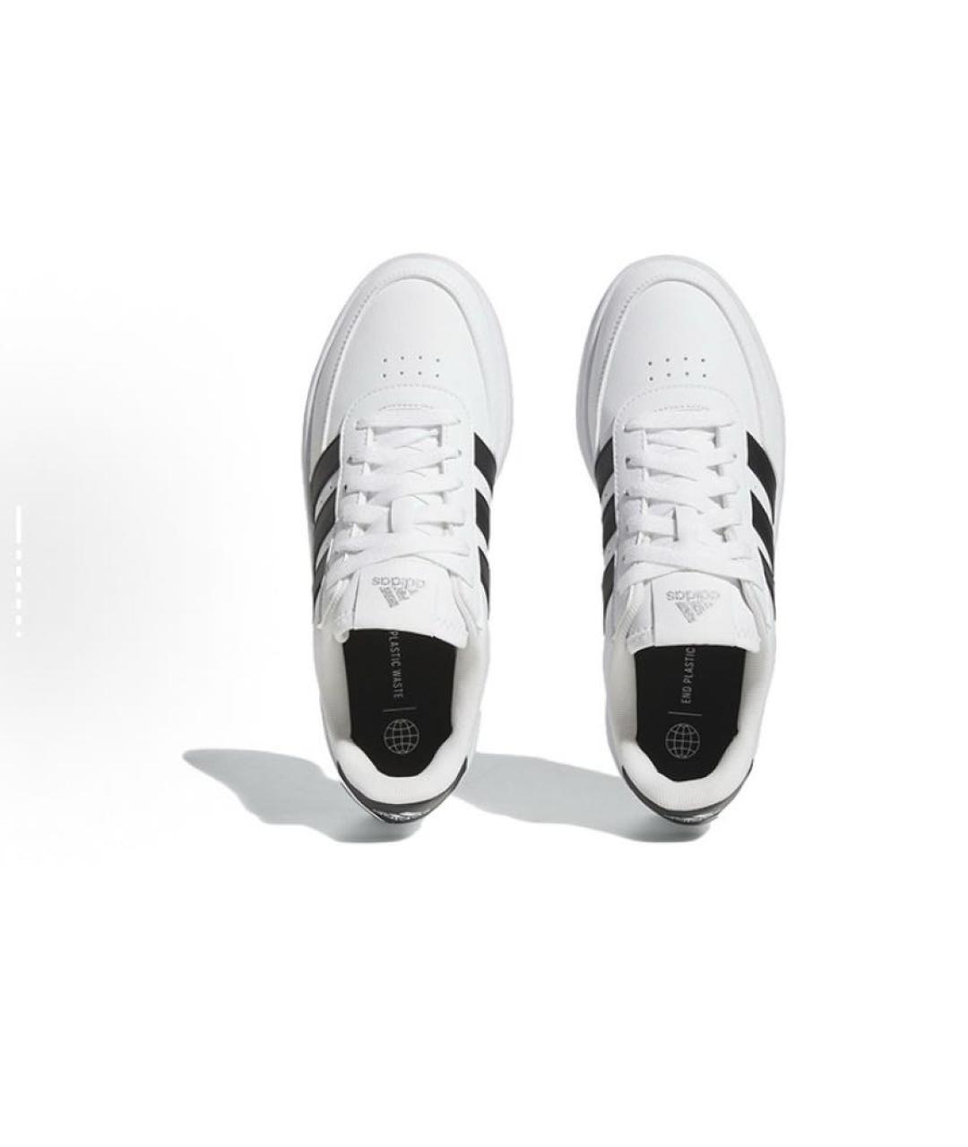 ADIDAS Белые кожаные кроссовки, фото 5