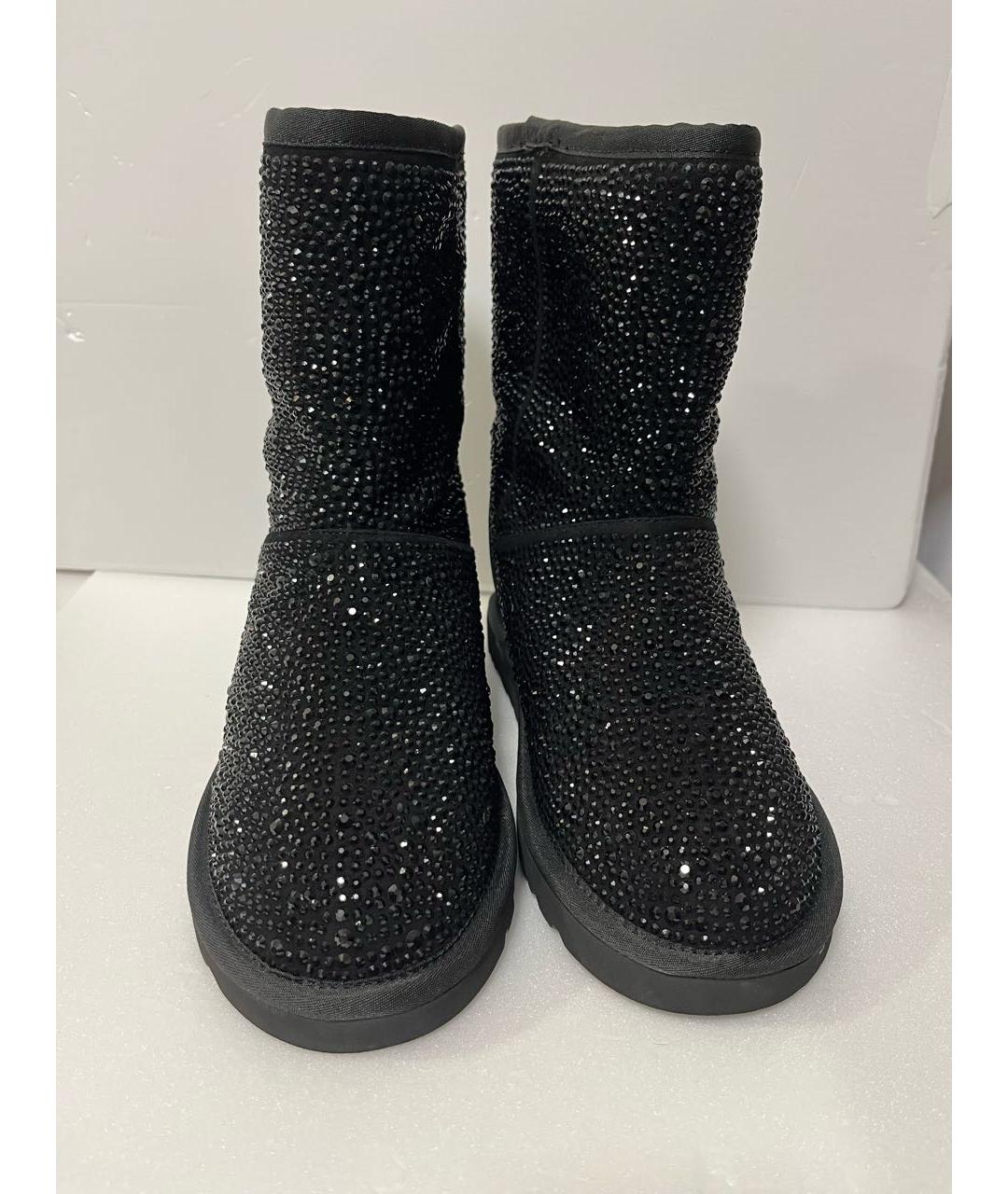 PHILIPP PLEIN Черные замшевые сапоги, фото 2