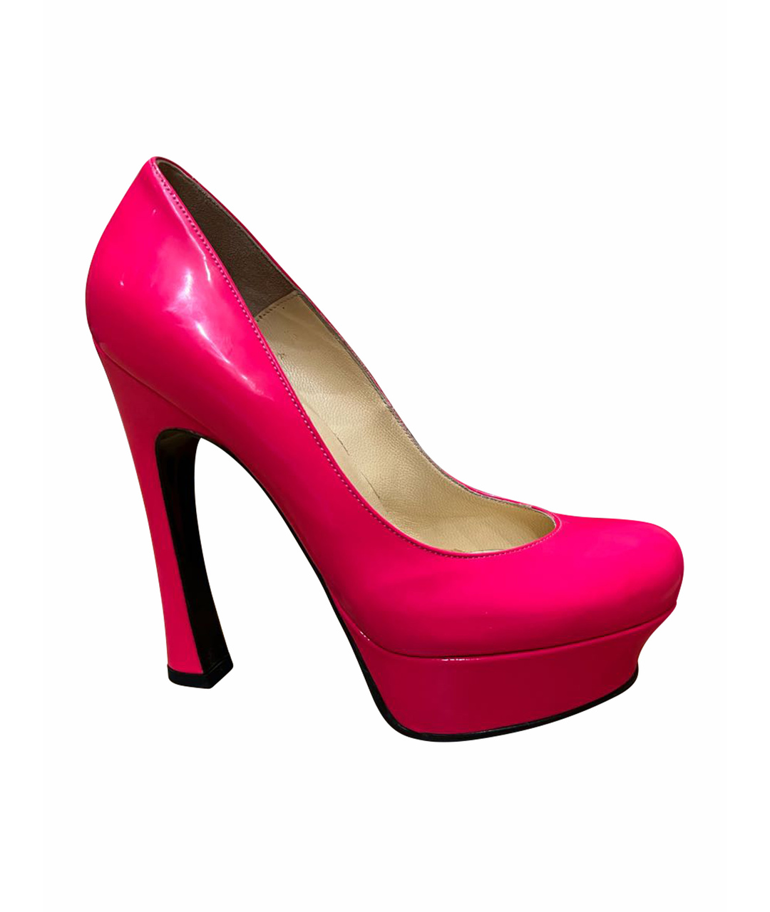 NANDO MUZI Розовые туфли из лакированной кожи, фото 1