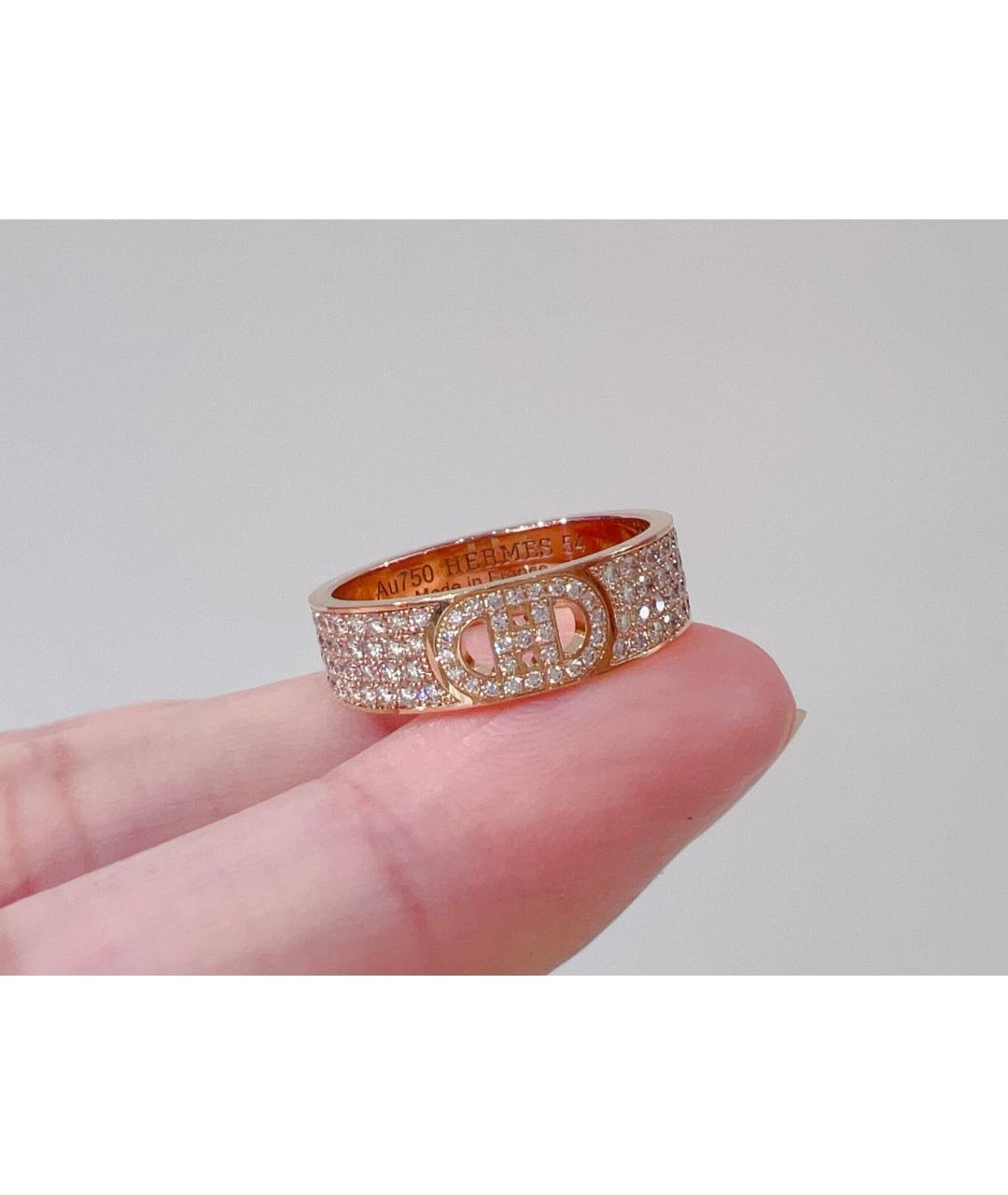 HERMES Золотое кольцо из розового золота, фото 3