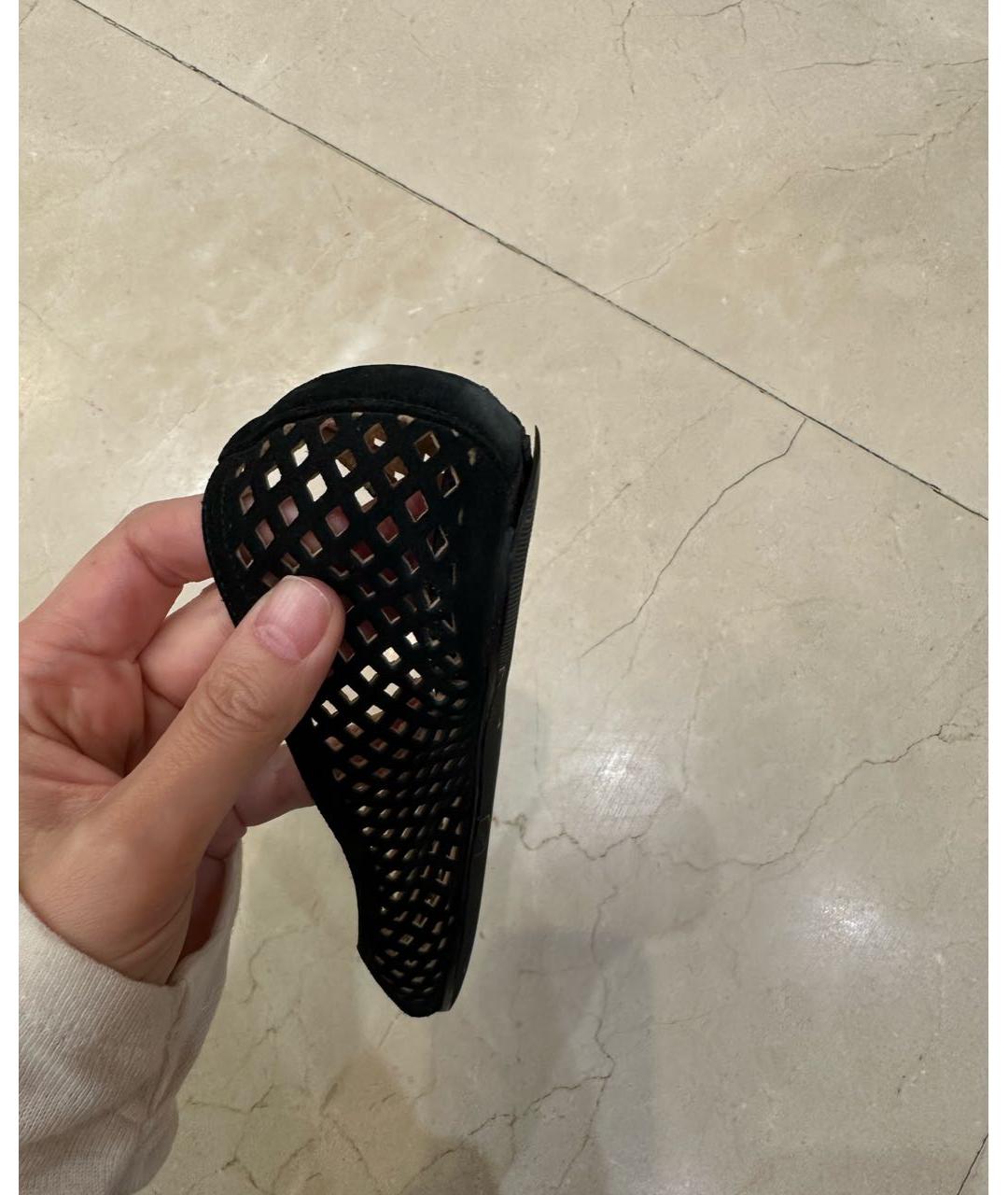 CASADEI Черные кожаные балетки, фото 5