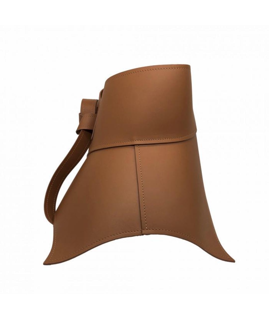 LOEWE Коричневый кожаный ремень, фото 3