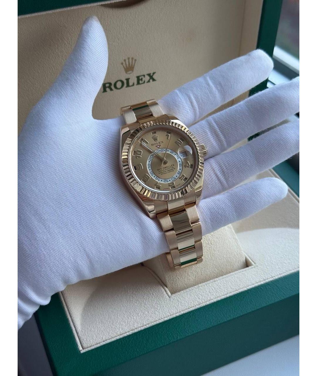 ROLEX Золотые часы, фото 5