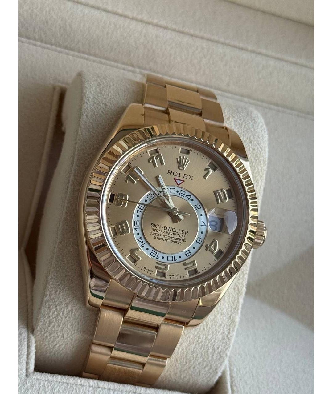 ROLEX Золотые часы, фото 9