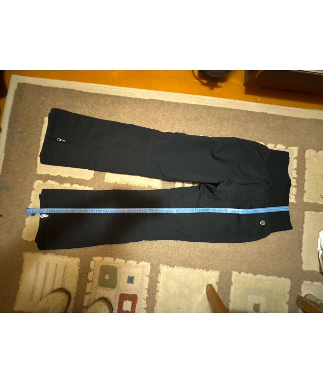 EMPORIO ARMANI Черные полиэстеровые спортивные брюки и шорты, фото 2