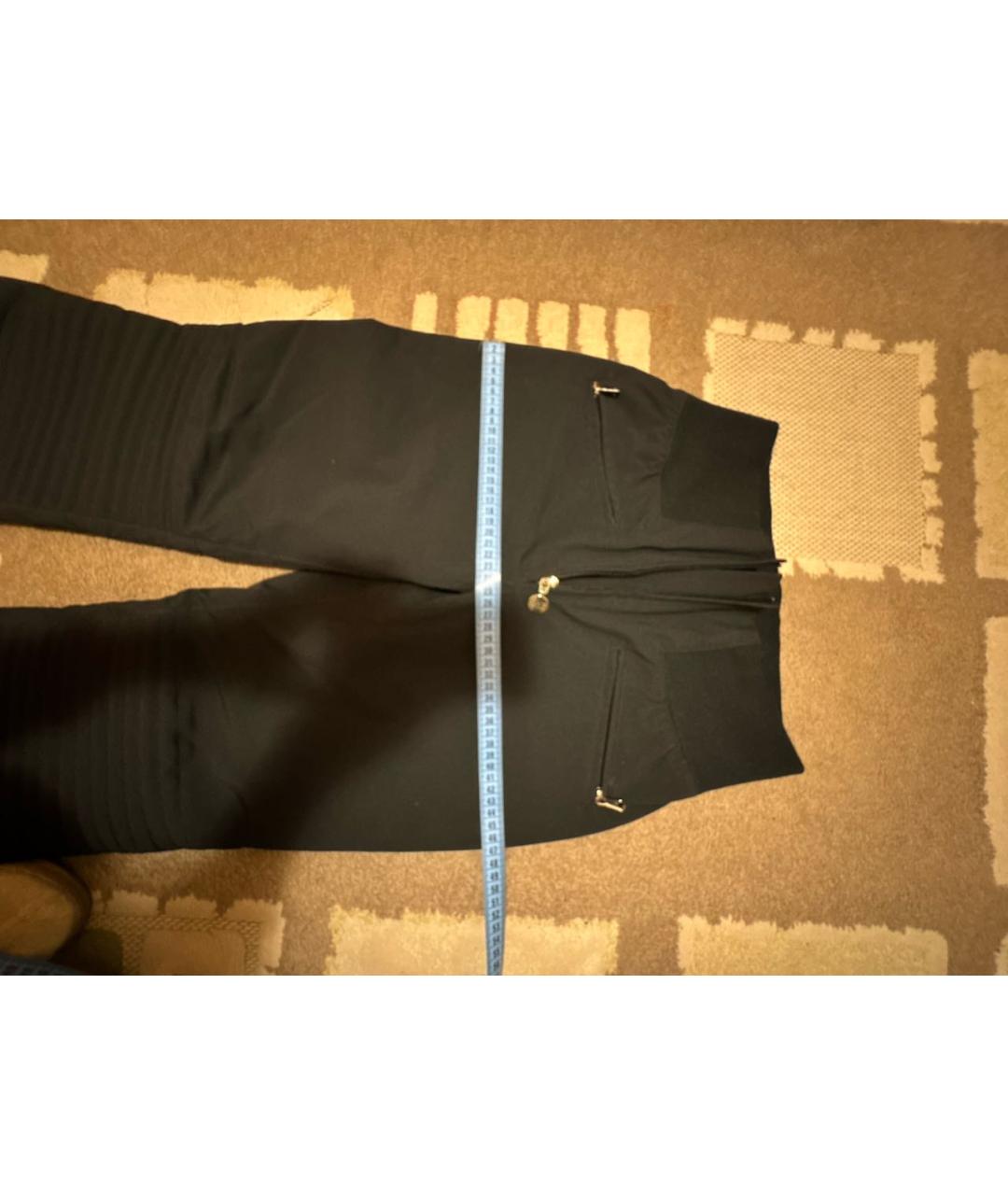 EMPORIO ARMANI Черные полиэстеровые спортивные брюки и шорты, фото 3