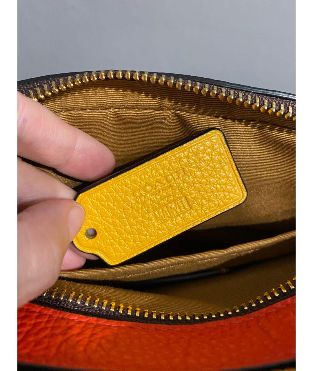 COACH Мульти кожаная сумка через плечо, фото 7