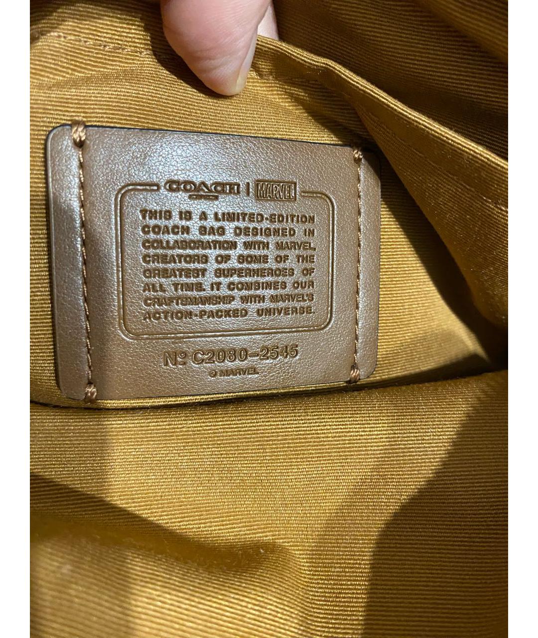 COACH Мульти кожаная сумка через плечо, фото 8