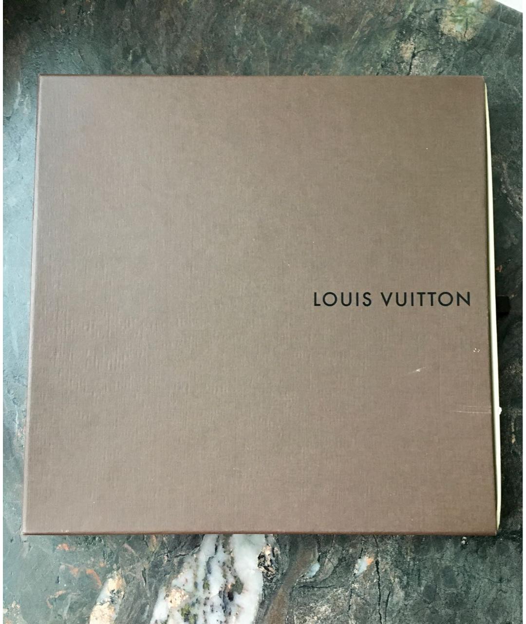 LOUIS VUITTON Коралловый кашемировый шарф, фото 4