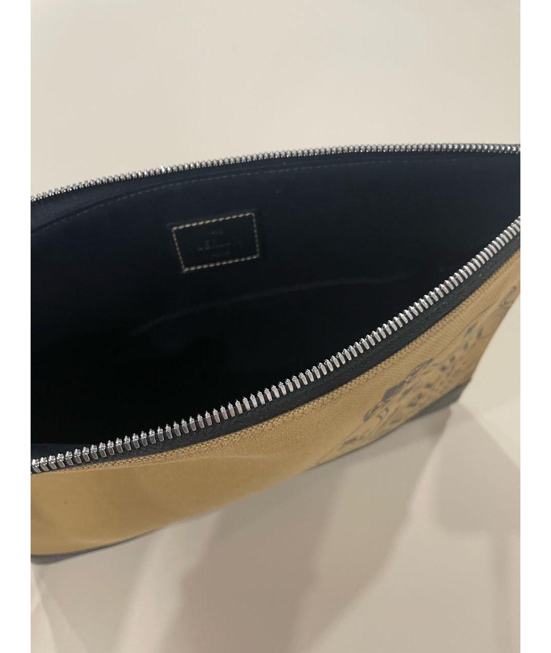 BERLUTI Бежевая кожаная папка для документов, фото 6