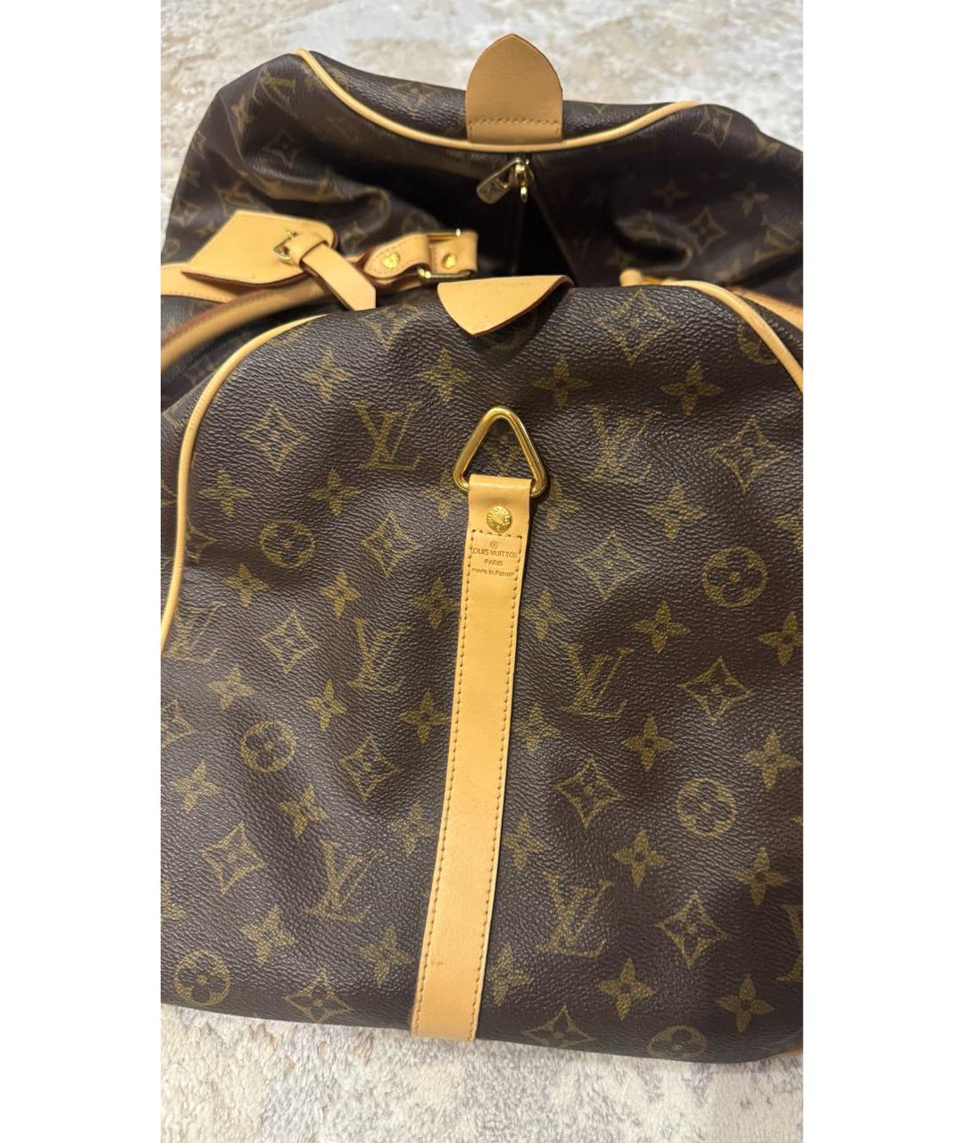 LOUIS VUITTON Коричневая дорожная/спортивная сумка, фото 6